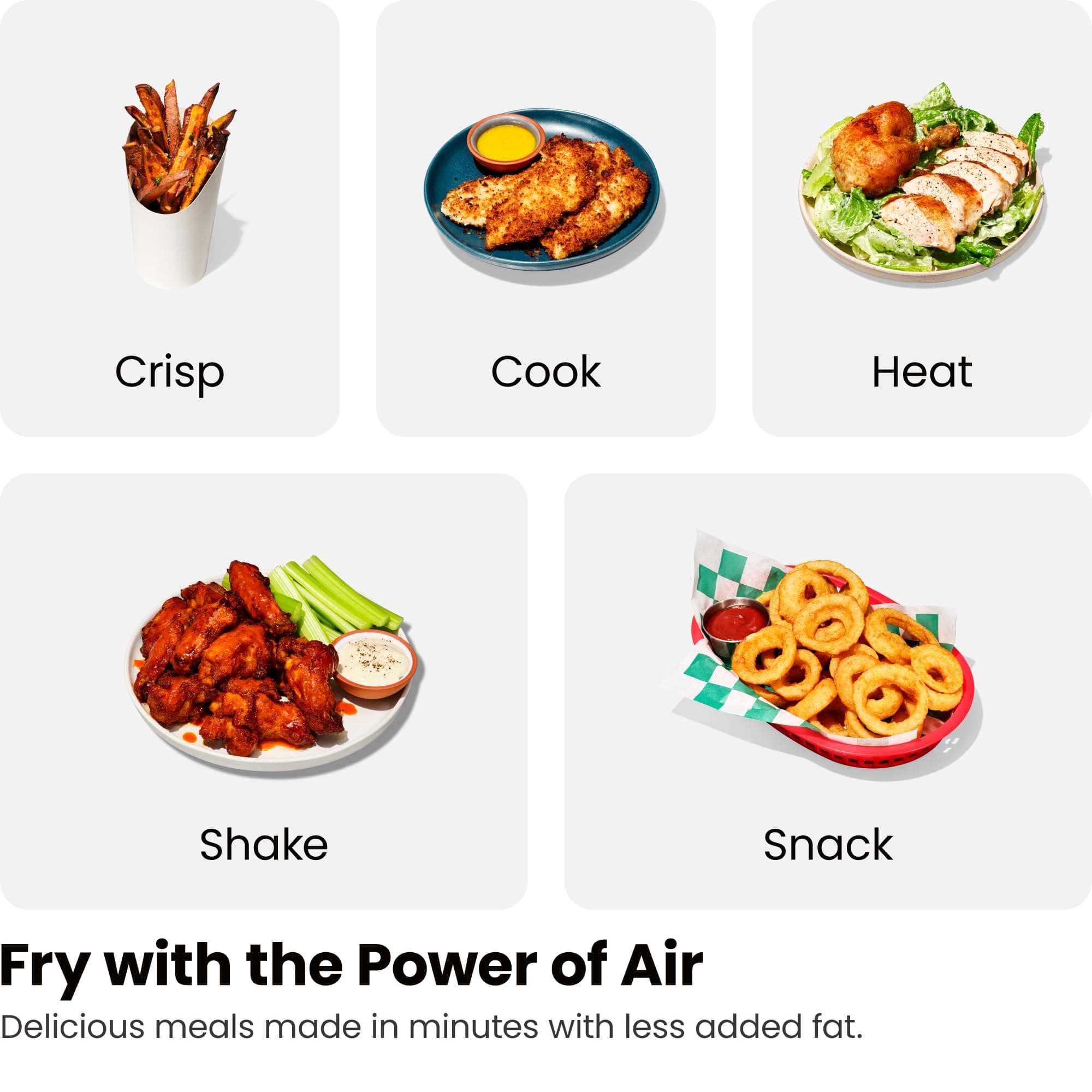 Chefman TurboFry Touch Dual Air Fryer, Maximize The Healthiest Meals With Double Basket Capacity, One-Touch Digital Controls And Shake Reminder For The Perfect Crispy And Low-Calorie Finish, view 2