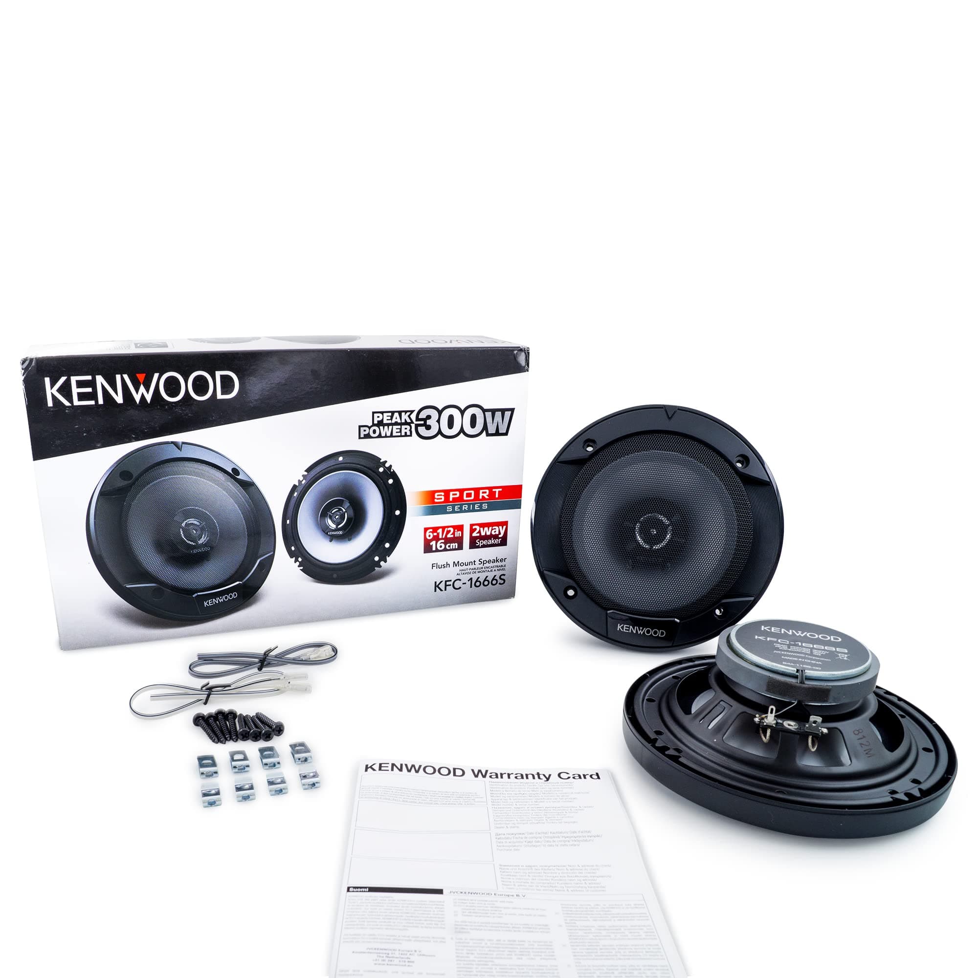 Kenwood KFC-1666S Car Stereo Speaker 6-1/2" 2-Way Speakers with Powerful Sound and Easy Installation - Elevate Your Car Audio, view 2