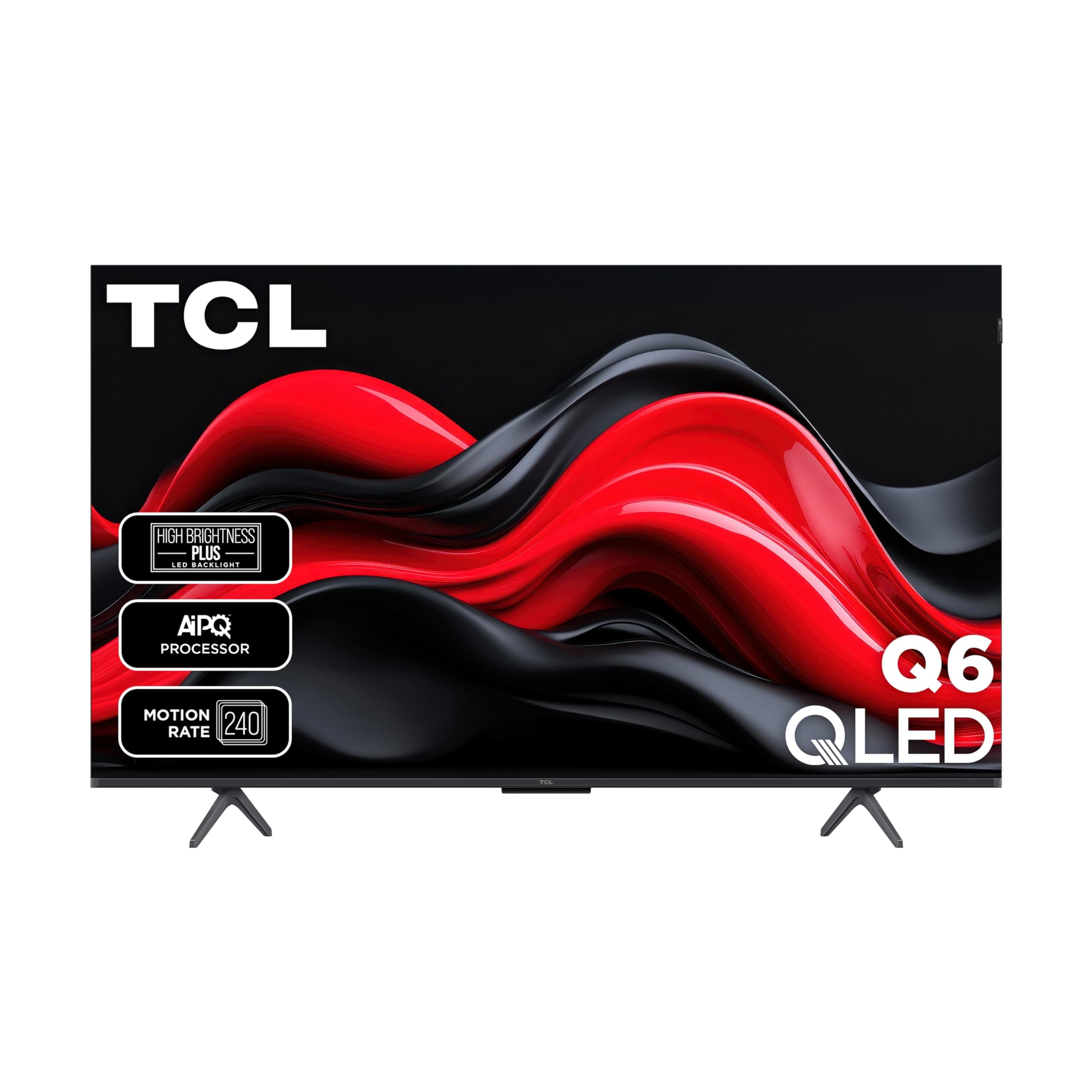 TCL 50-Inch Q65 QLED 4K UHD Smart TV with Google TV (50Q651G, 2024 Model) Dolby Vision, Dolby Atmos, HDR Pro+, Game Accelerator Enhanced Gaming, Voice Remote, Works with Alexa, Streaming Television