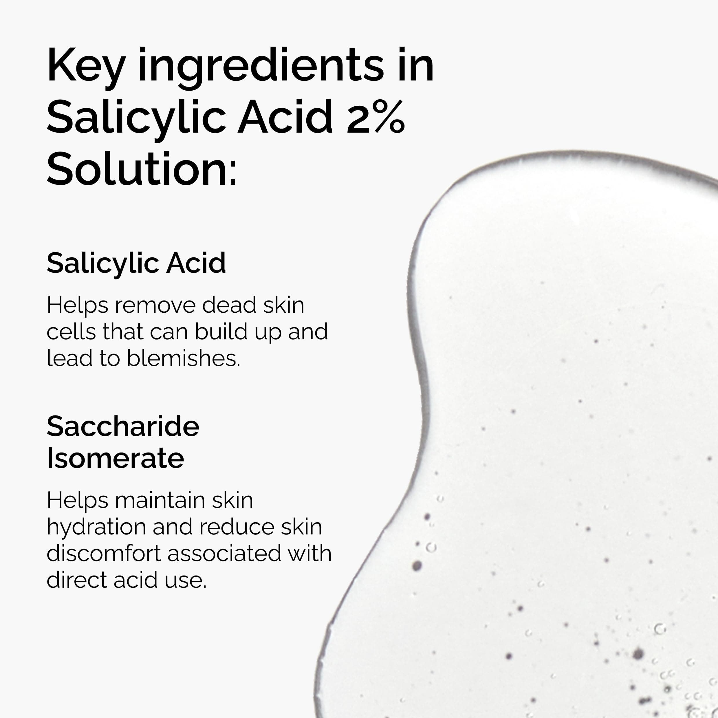The Ordinary Salicylic Acid 2% Solution, Acne-Fighting Serum for Blemish-Prone Skin, 1 Fl Oz, view 2