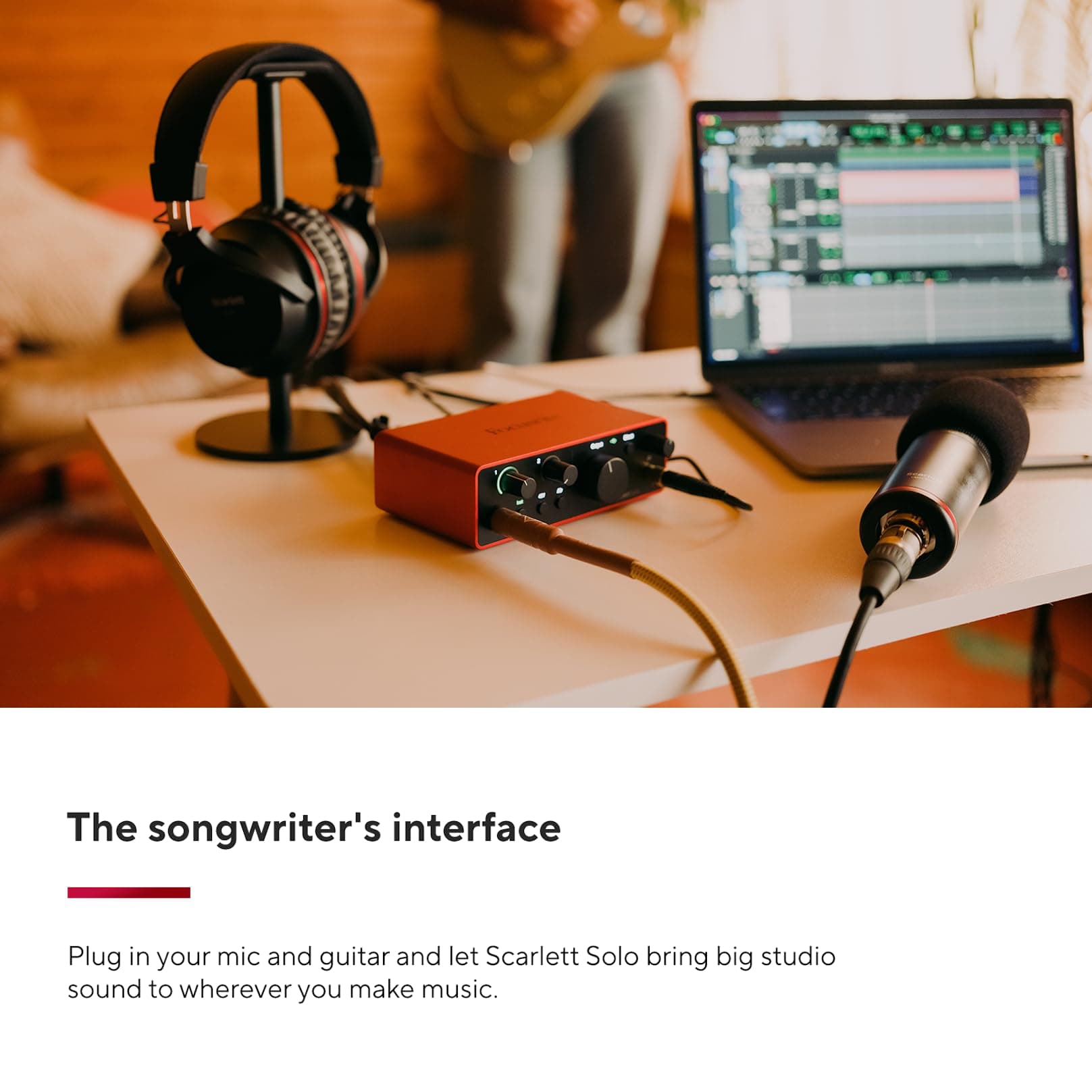 Focusrite Scarlett Solo 4th Gen USB-C Audio Interface, view 6