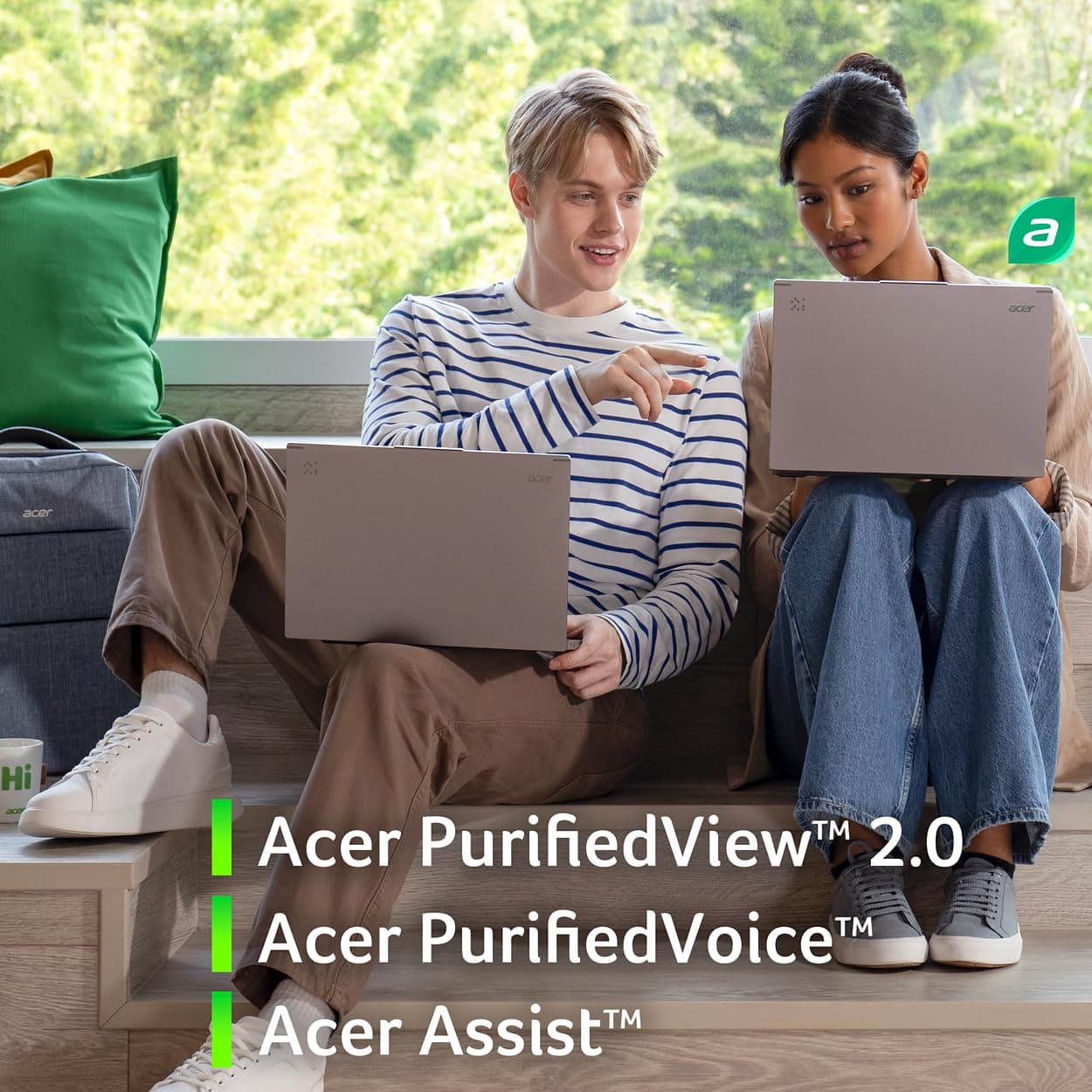 Acer Aspire 14 AI Copilot+ PC | 14" WUXGA Display | Intel Core Ultra 5 Processor 226V | NPU: Up to 40 Tops - GPU: Up to 53 Tops | Intel ARC 130V | 16GB LPDDR5X | 512GB SSD | Wi-Fi 6E | A14-52M-51S1, view 9