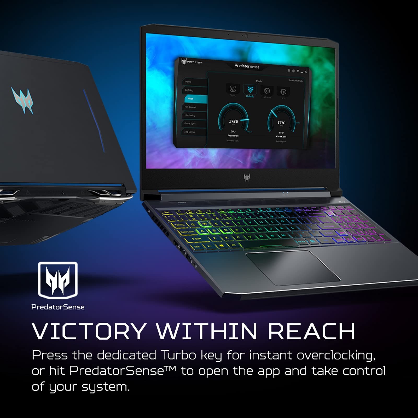 Acer Predator Helios 300 PH315-54-760S Gaming Laptop | Intel i7-11800H | NVIDIA GeForce RTX 3060 GPU | 15.6" FHD 144Hz 3ms IPS Display | 16GB DDR4 | 512GB SSD | Killer WiFi 6 | RGB Keyboard, view 12