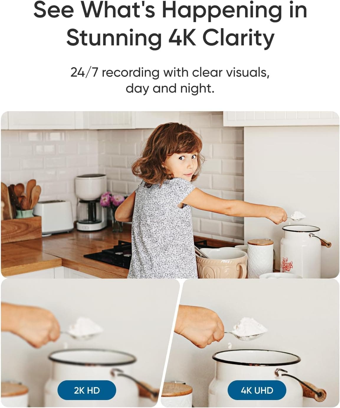 eufy Security 4K Indoor Camera E30, No Subscription, Work as Pet Camera, view 2