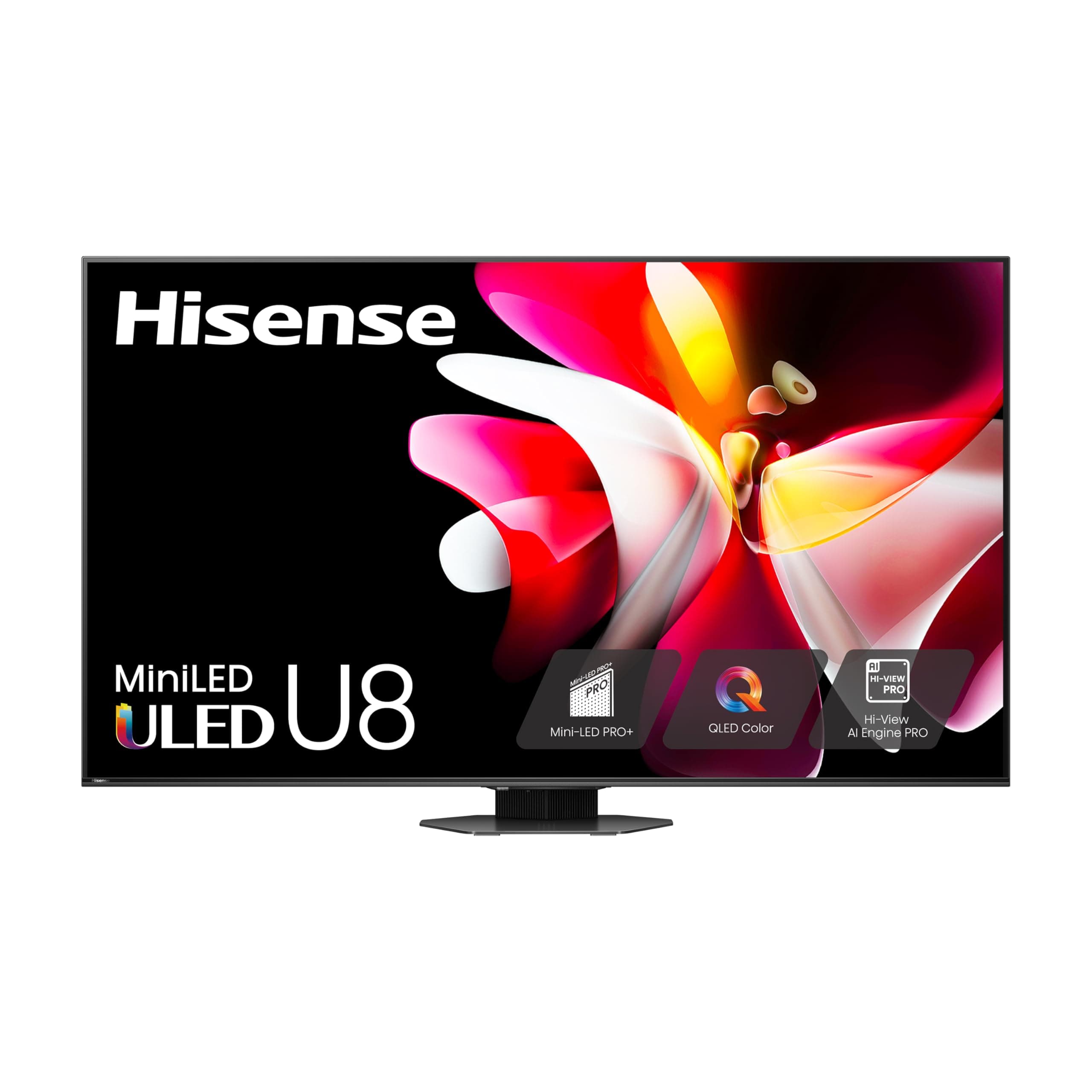 Hisense 85-Inch Class U8 Series Mini-LED ULED 4K UHD Google Smart TV (85U8N) - QLED, Dolby Vision IQ, Dolby Atmos, Full Array Local Dimming Pro, 144Hz Game Mode Pro, Alexa Compatibility