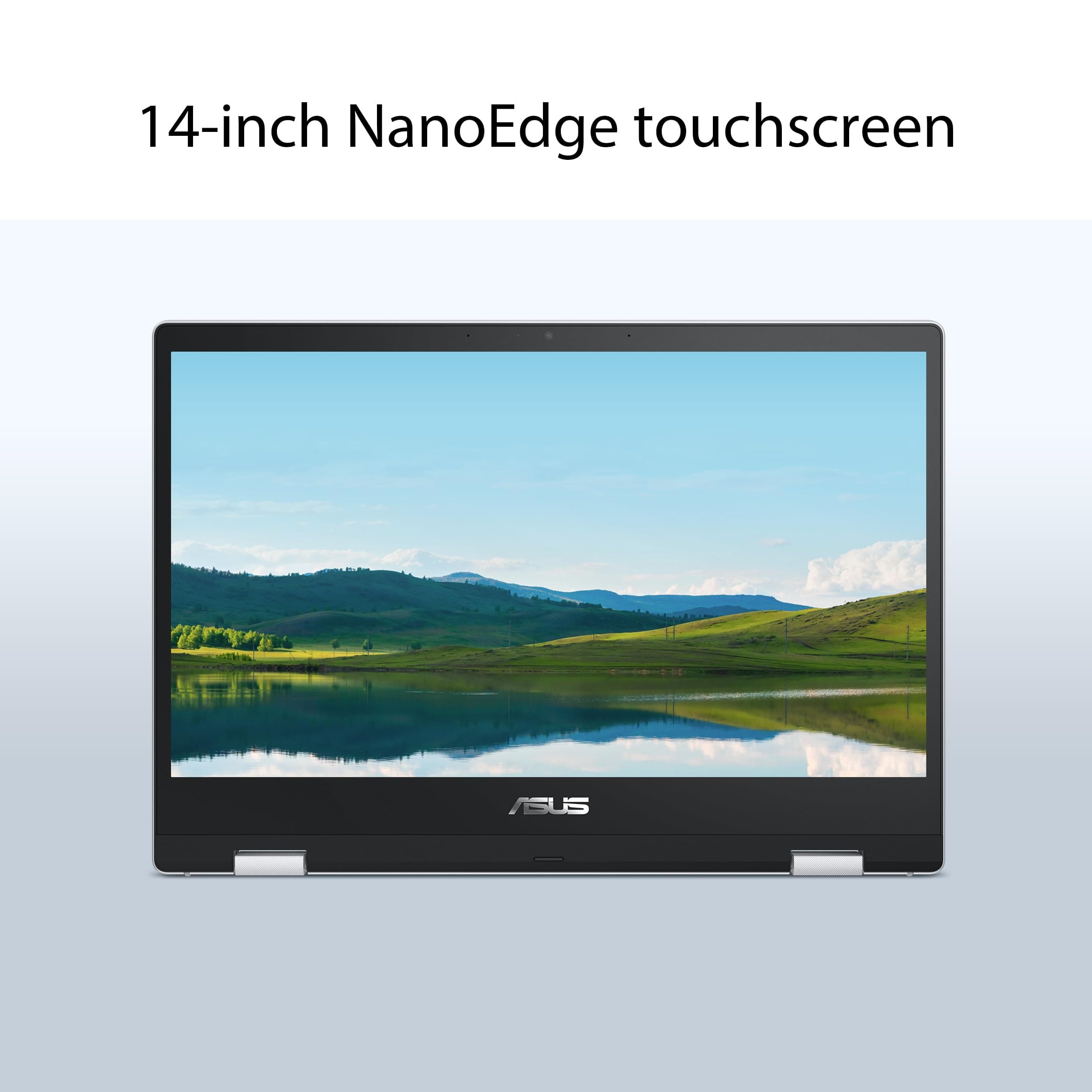 ASUS Chromebook Flip CX1 Convertible Laptop, 14" FHD NanoEdge 360-degree Touchscreen, Intel Celeron N4500 Processor, 128GB eMMC Storage, 8GB RAM, ChromeOS, Transparent Silver, CX1400FKA-AS88FT, view 4
