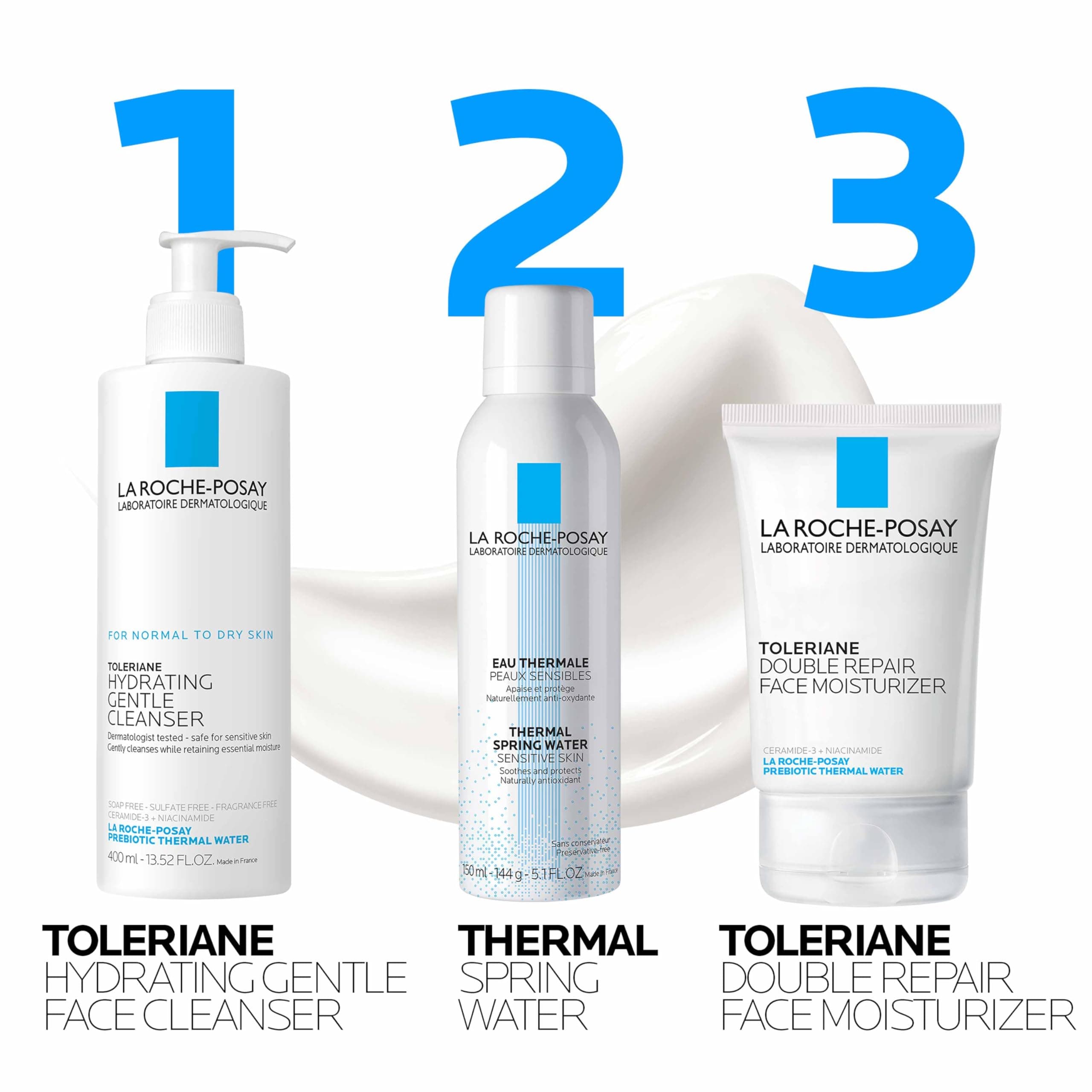 La Roche-Posay Toleriane Double Repair Face Moisturizer, 3.38oz, view 8