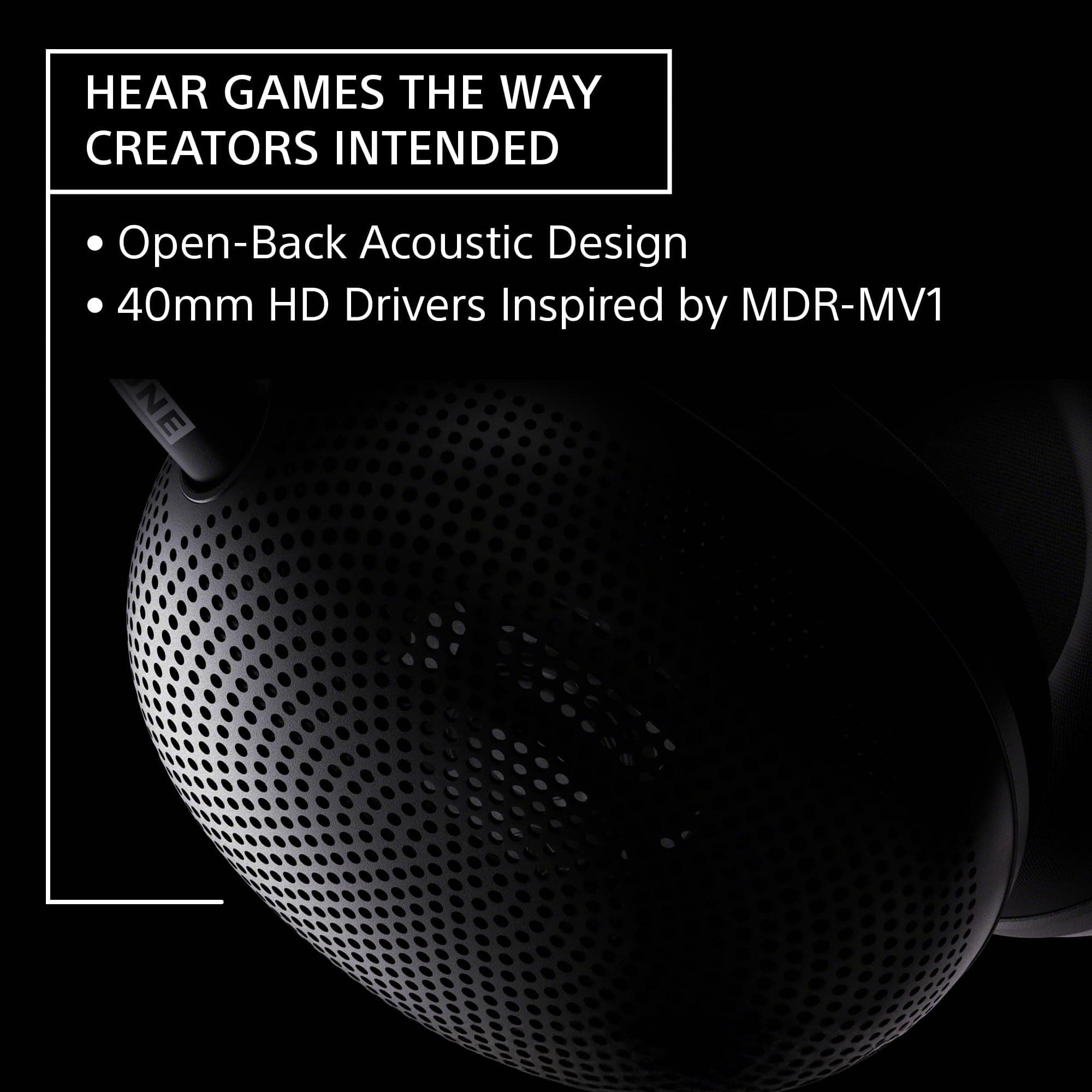 Sony INZONE H6 Air Wired Open-Back Gaming Headset with Mic, Black, view 3