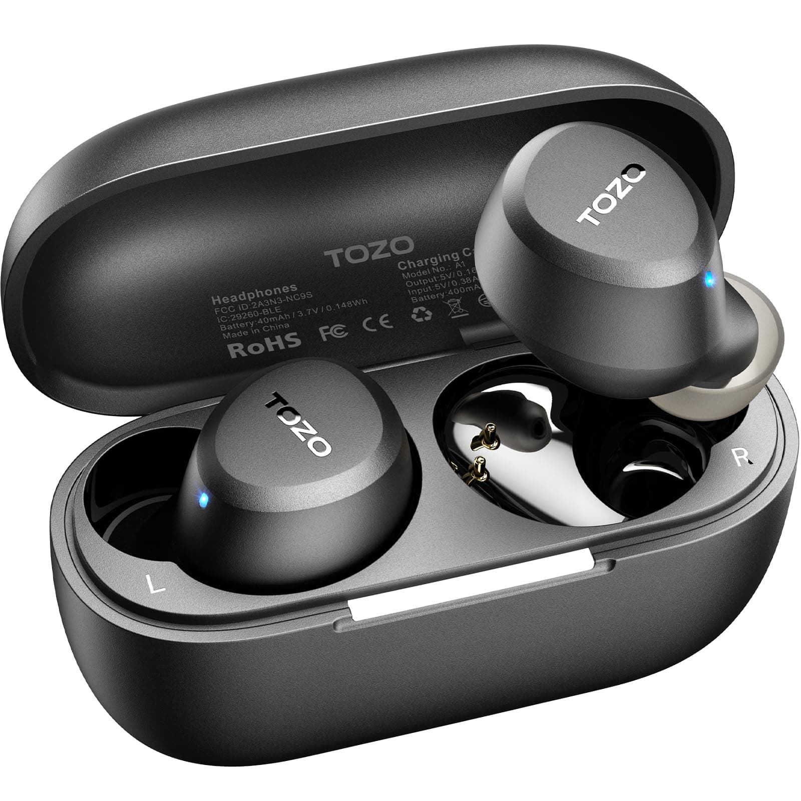 TOZO A1 Wireless Earbuds Bluetooth 5.3 Light Weight in Ear Headphones