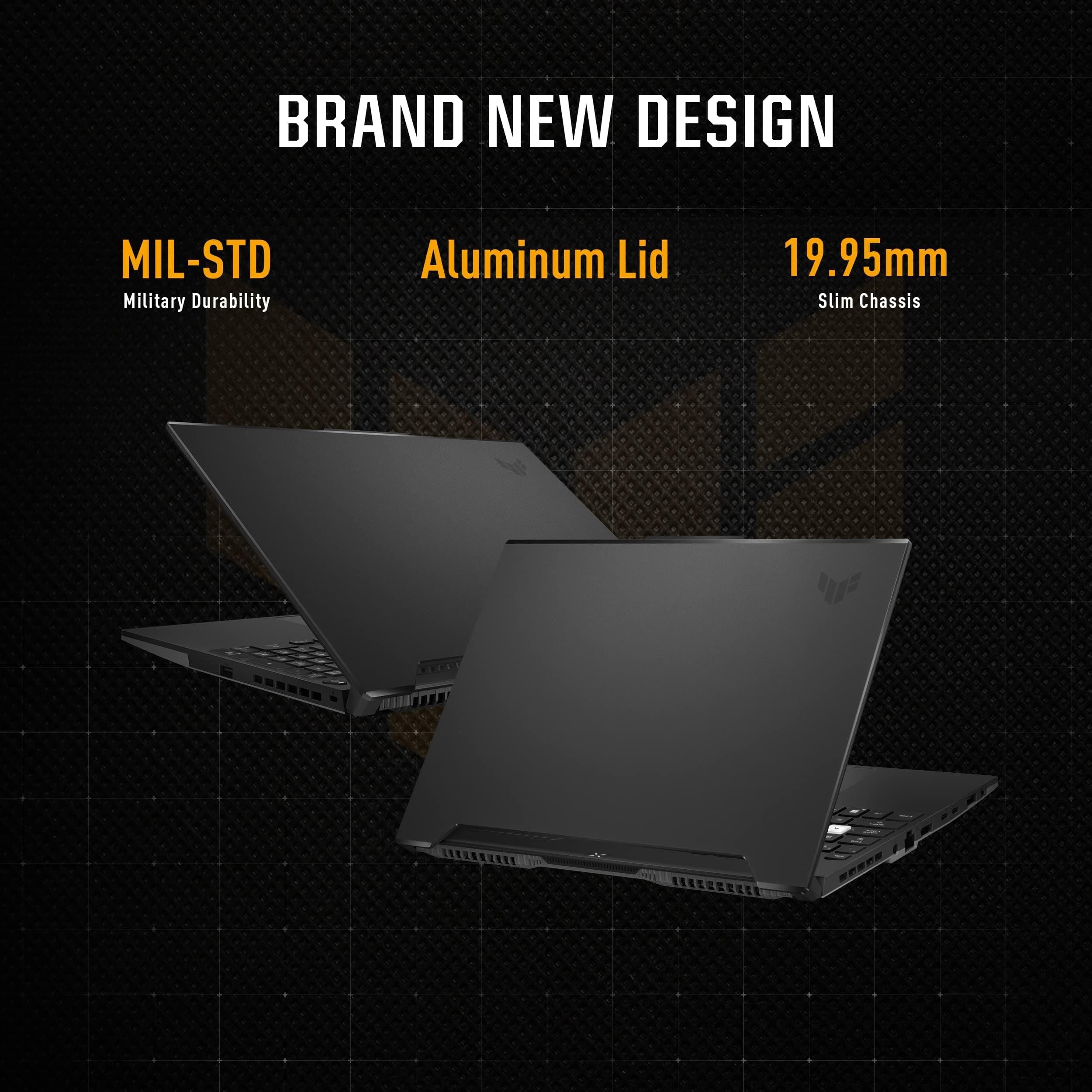 ASUS TUF Dash 15 (2022) Gaming Laptop, 15.6" 144Hz FHD Display, Intel Core i7-12650H, GeForce RTX 3060, 16GB DDR5, 512GB SSD, Thunderbolt 4, Windows 11 Home, Off Black, FX517ZM-AS73, view 9