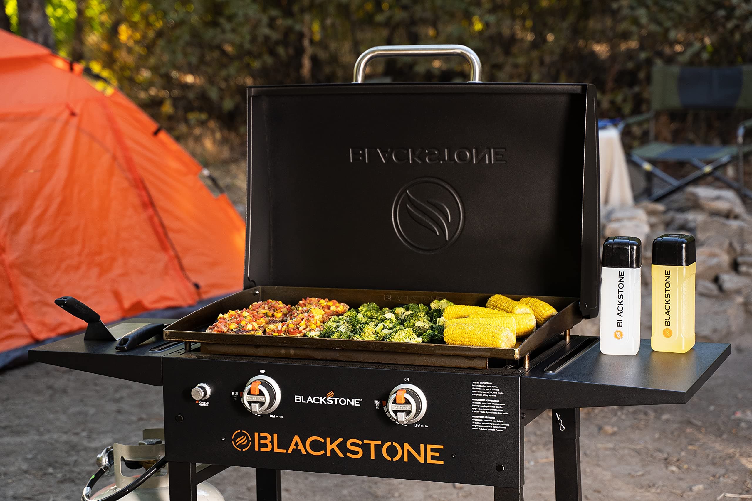 Blackstone® 1883 Original 28" Omnivore Griddle with Hood, Black, view 4