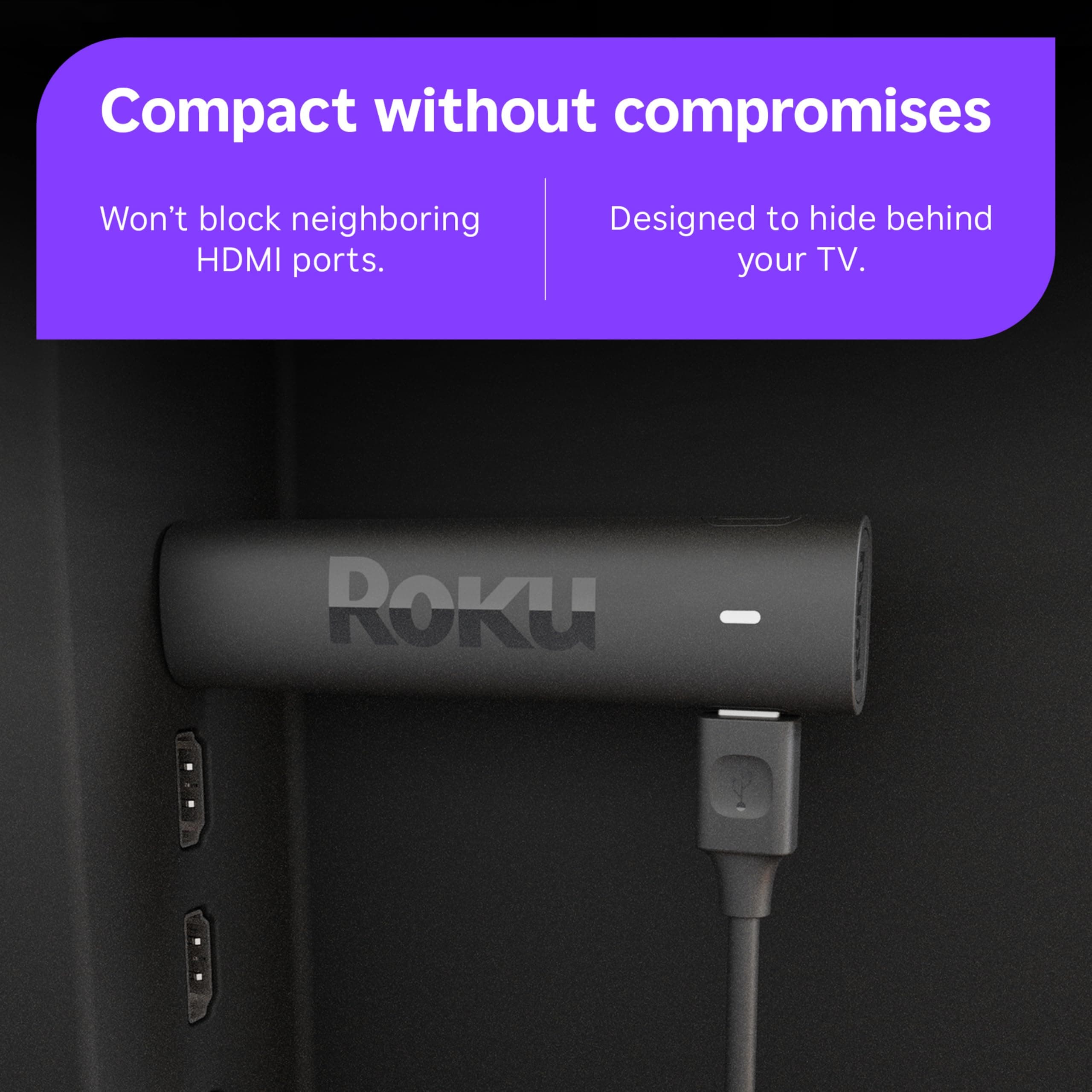 Roku Streaming Stick 4K with Voice Remote - HDR10+ & Dolby Vision, view 5