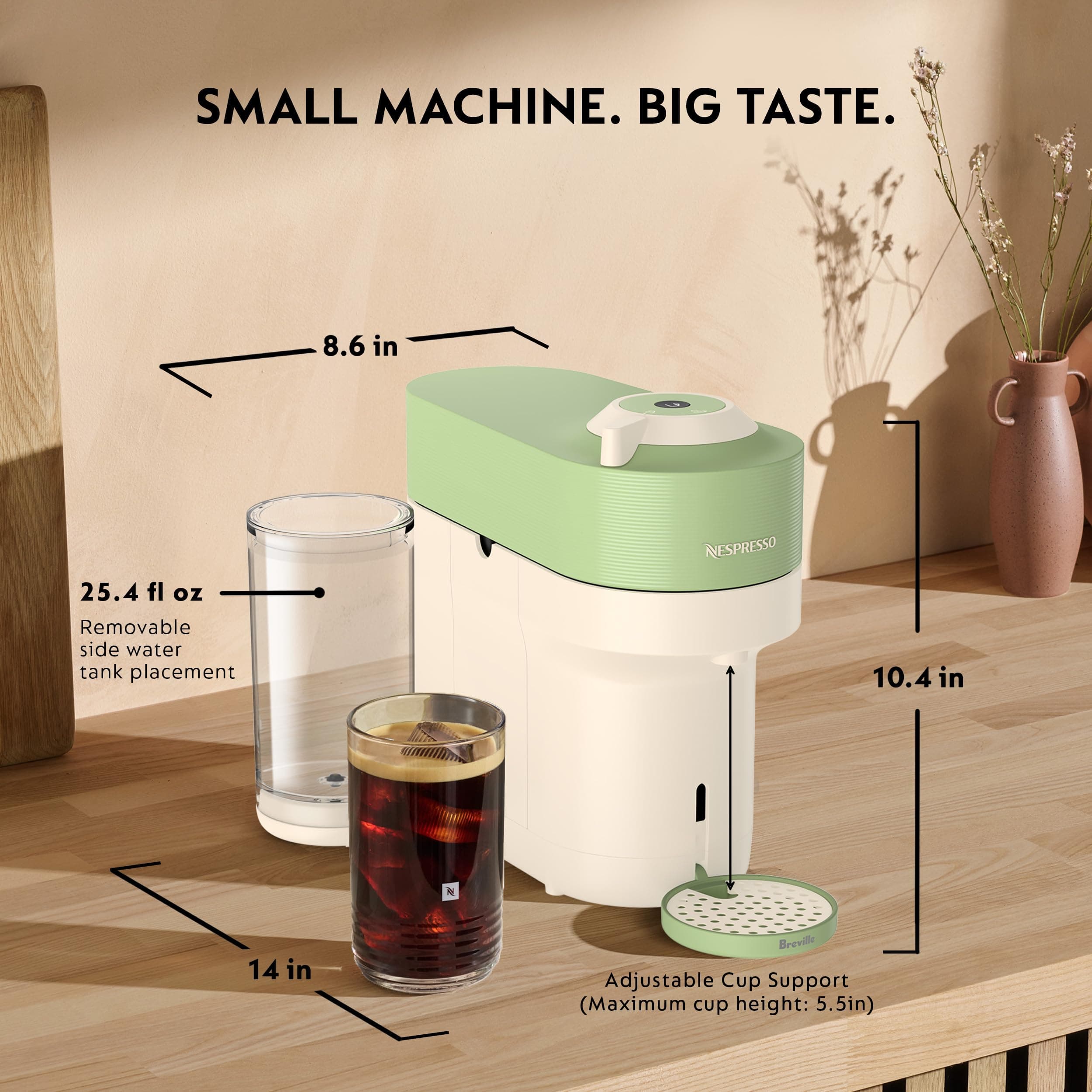 Nespresso Limited-Edition Vertuo Pop+ Coffee & Espresso Maker by Breville, view 7