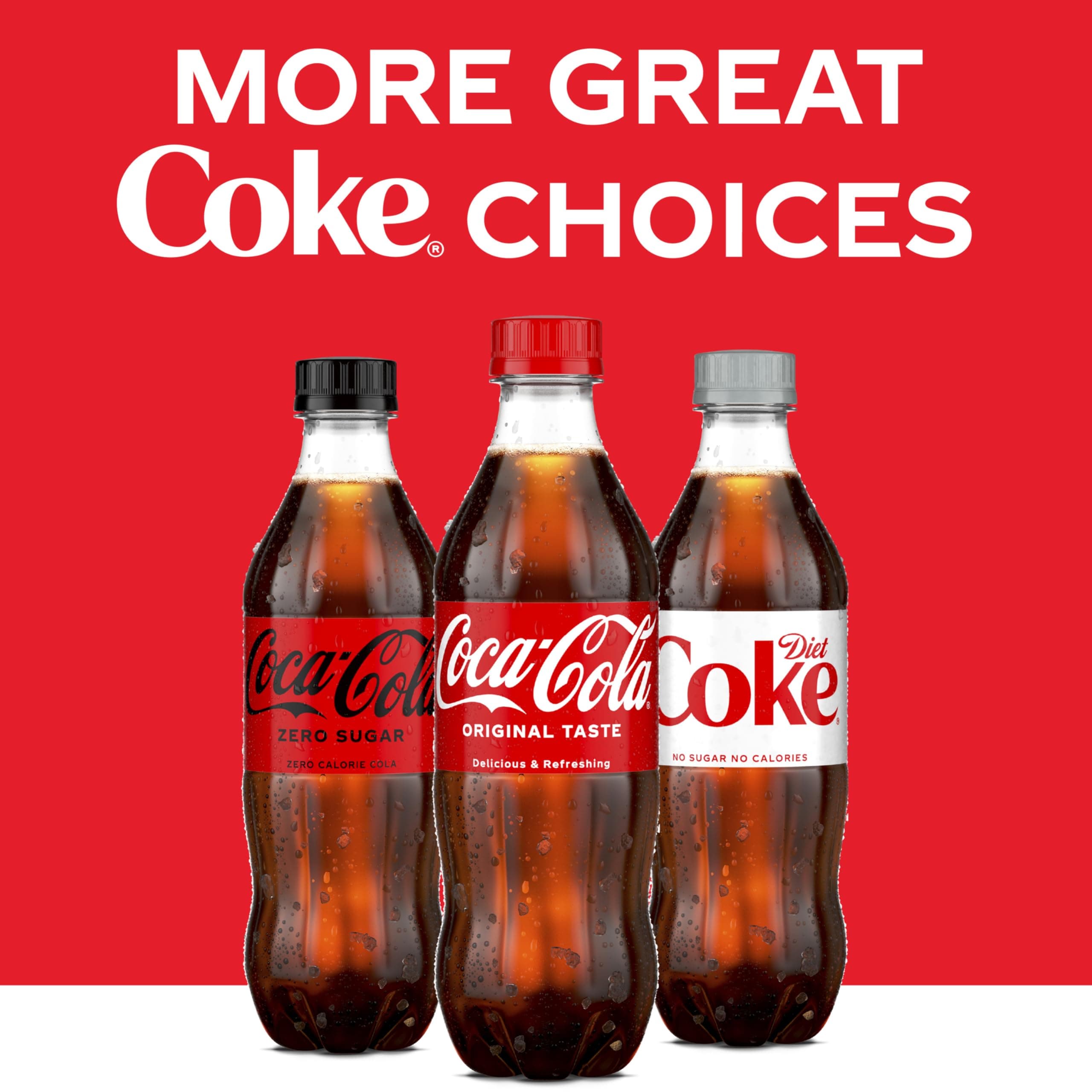 Coca-Cola Soda Soft Drink Bottles, 16.9 fl oz, 6 Pack, view 10