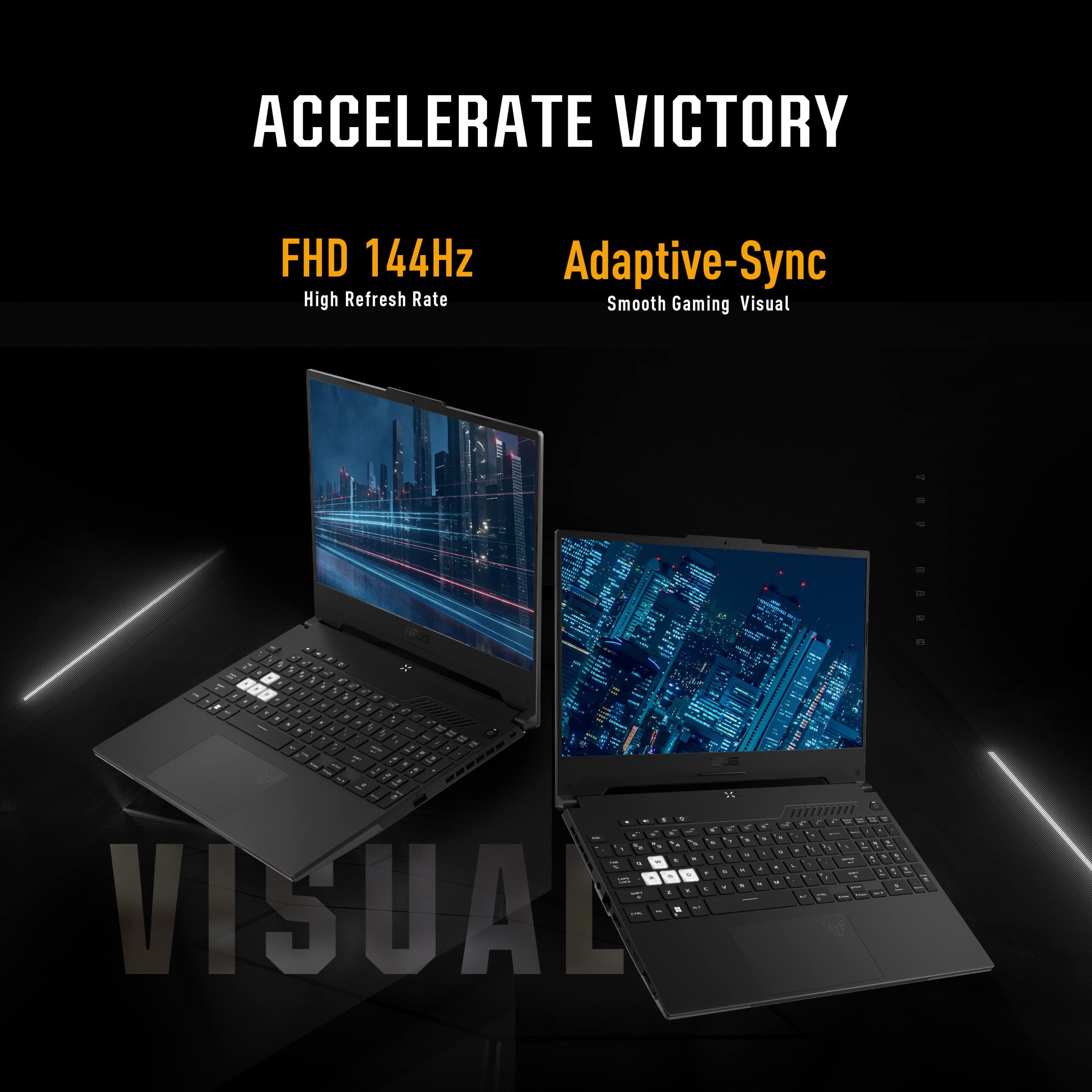 ASUS TUF Dash 15 (2022) Gaming Laptop, 15.6” 144Hz FHD Display, Intel Core i7-12650H, GeForce RTX 3050 Ti, 16GB DDR5, 512GB SSD, Thunderbolt 4, Windows 11 Home, Off Black, FX517ZE-ES73, view 5