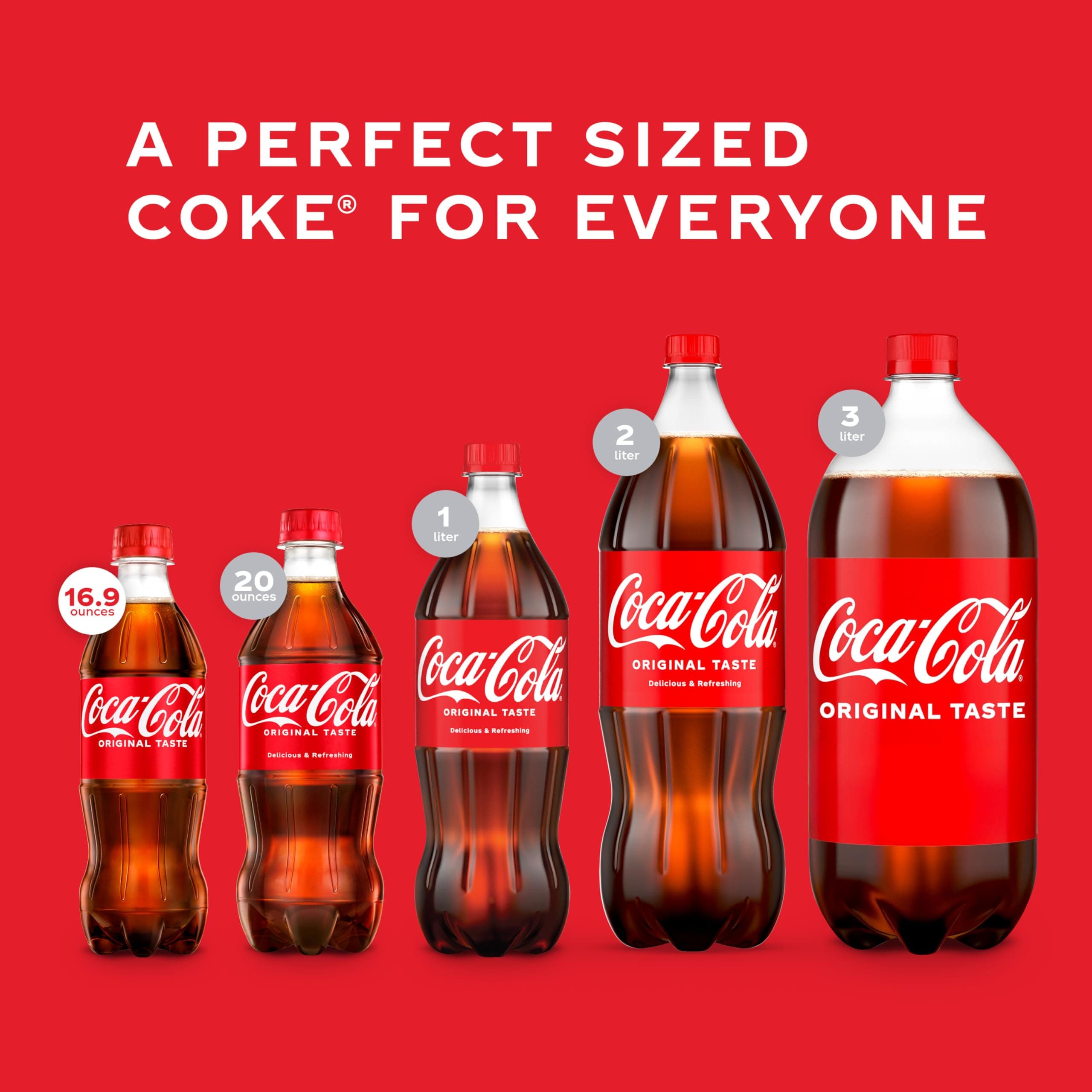 Coca-Cola Soda Soft Drink Bottles, 16.9 fl oz, 6 Pack, view 6