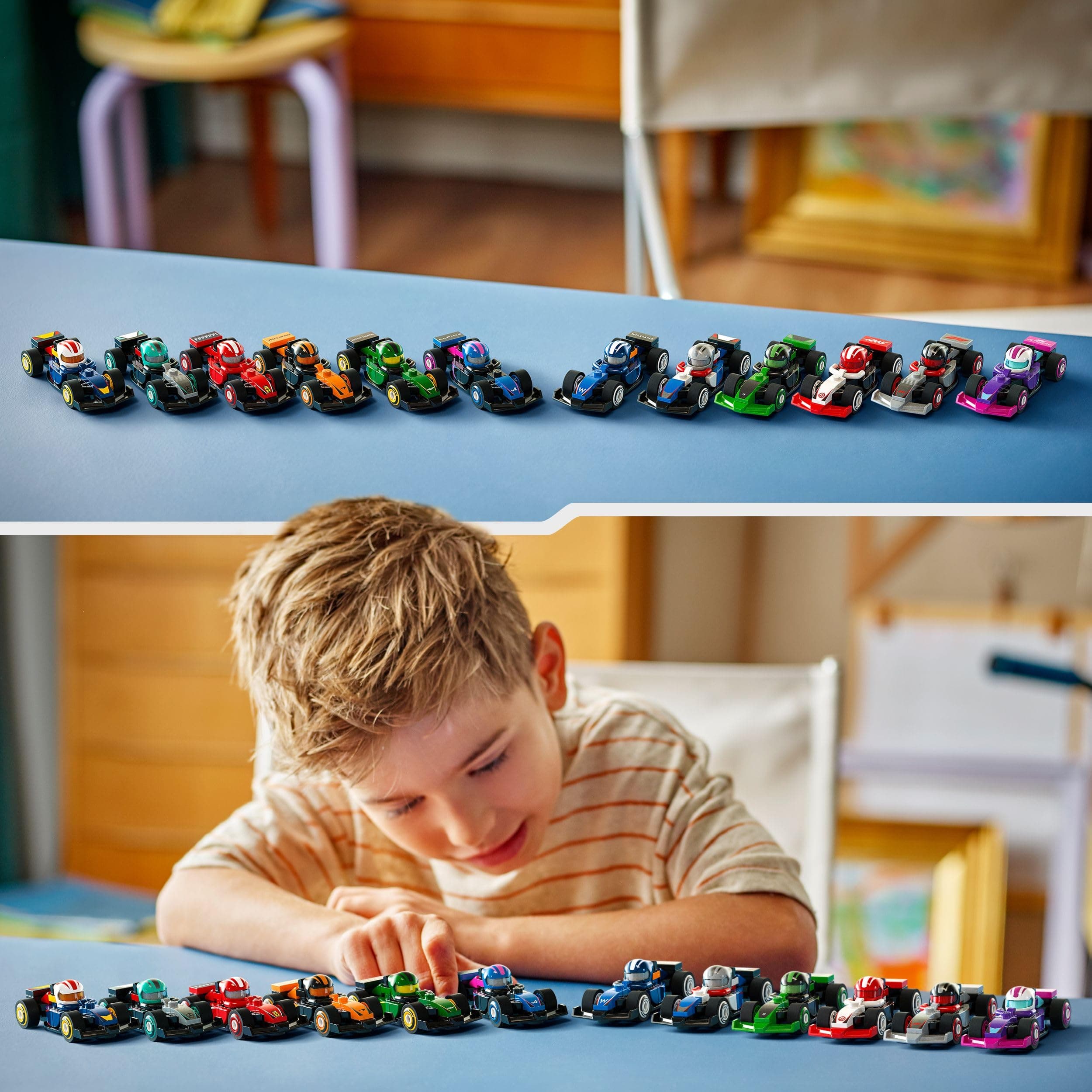 LEGO Coches de F1 Coleccionables de Juguete, 1 de 12 Miniaturas de Maqueta de Coche, Escuderías de Fórmula 1: Ferrari, Mercedes, McLaren, Red Bull, Caja Sorpresa para Niños y Niñas de 6+ Años 71049, view 9