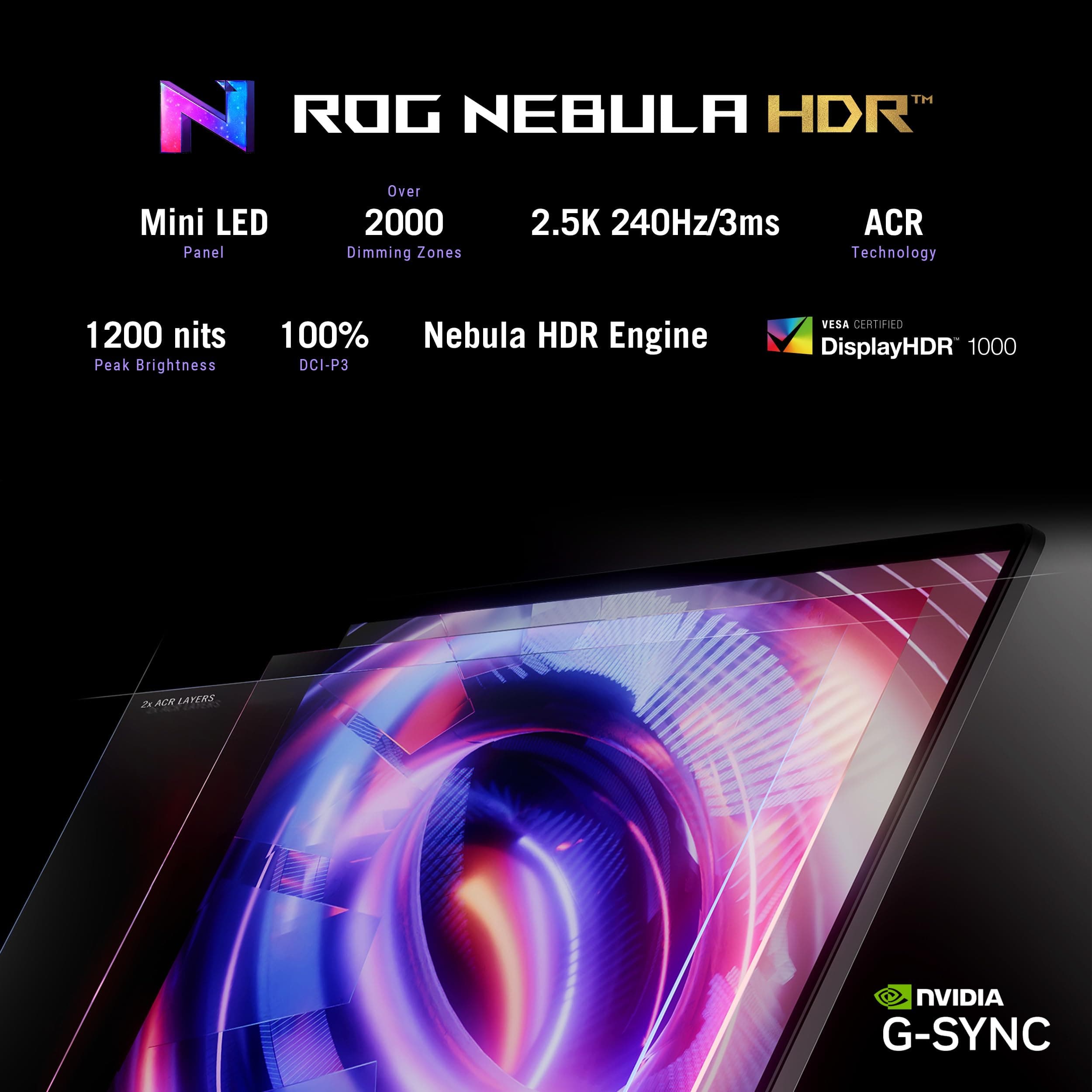ASUS ROG Strix Scar 18 (2025) Gaming Laptop, 18” ROG Nebula HDR 16:10 2.5K 240Hz/3ms, NVIDIA GeForce RTX 5070 Ti, Intel Core Ultra 9 275HX, 32GB DDR5, 1TB PCIe SSD, Wi-Fi 7, Win 11 Pro, G835LR-XS96, view 3