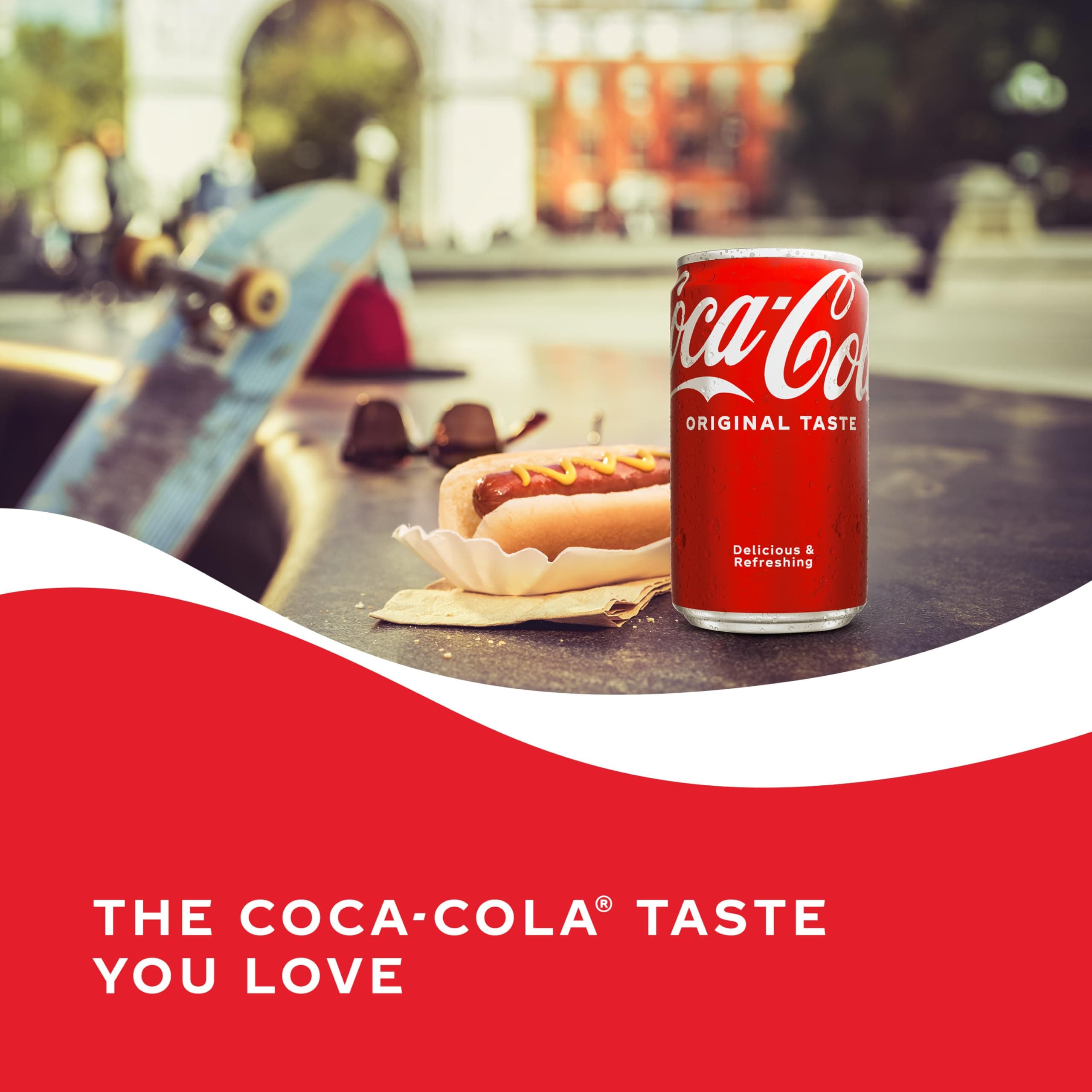 Coca-Cola Soda Soft Drink Fridge Pack Mini Cans, 7.5 fl oz, 10 Pack, view 3