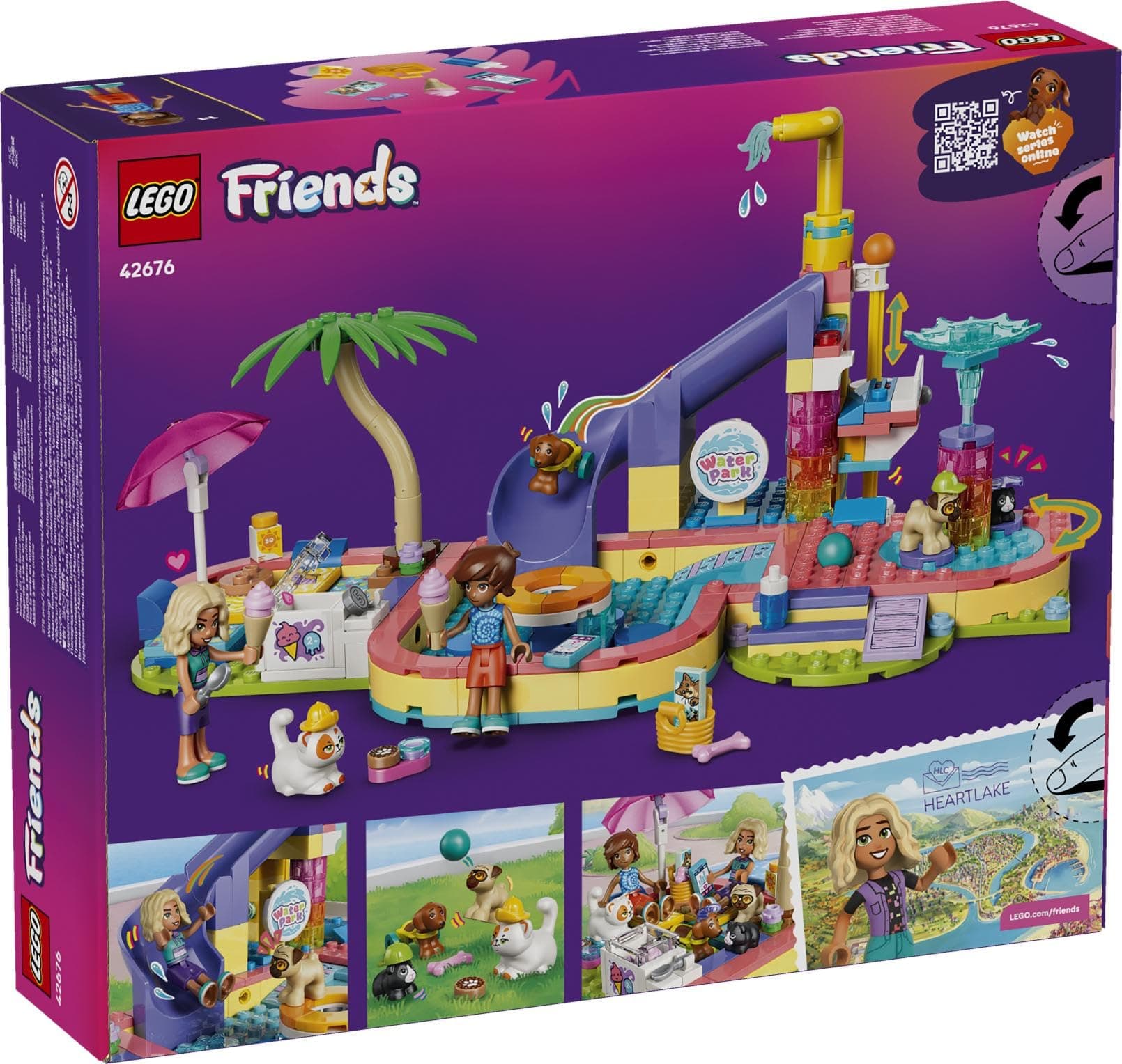 Lego 42676 Friends Water Park Toy, Birthday Present, Blocks, Education, Girls, Boys, Kids, 6 Years, 7 Years, 8 Years, 9 Years, Interior, Stylish, Pretend Play, Pretend Play, view 11