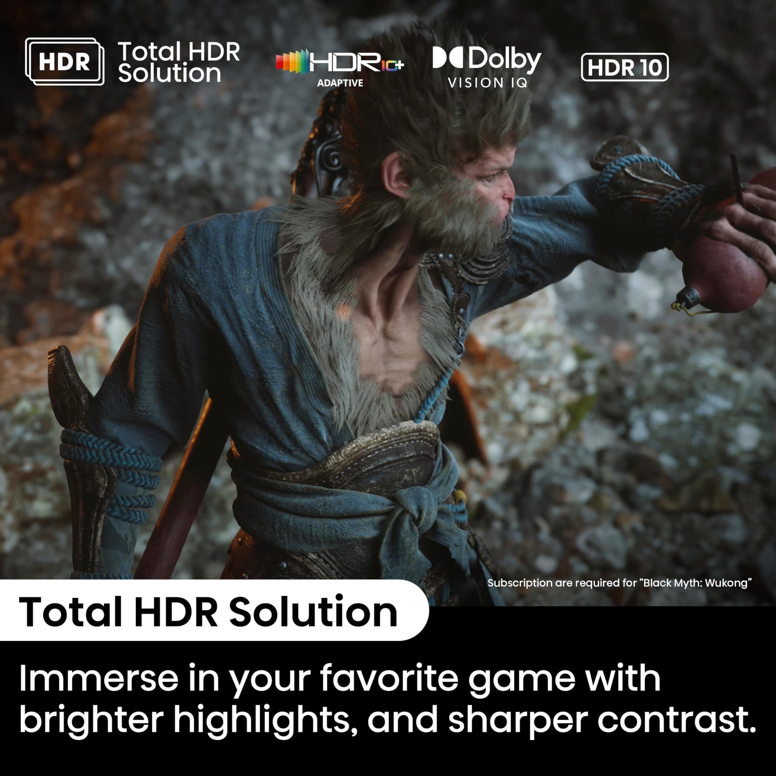 Hisense 55-Inch Class U7 Series Mini-LED ULED 4K UHD Google Smart TV (55U7N) - QLED, Dolby Vision IQ, Dolby Atmos, Full Array Local Dimming, 144Hz Game Mode Pro, VRR, Alexa Compatibility, view 8