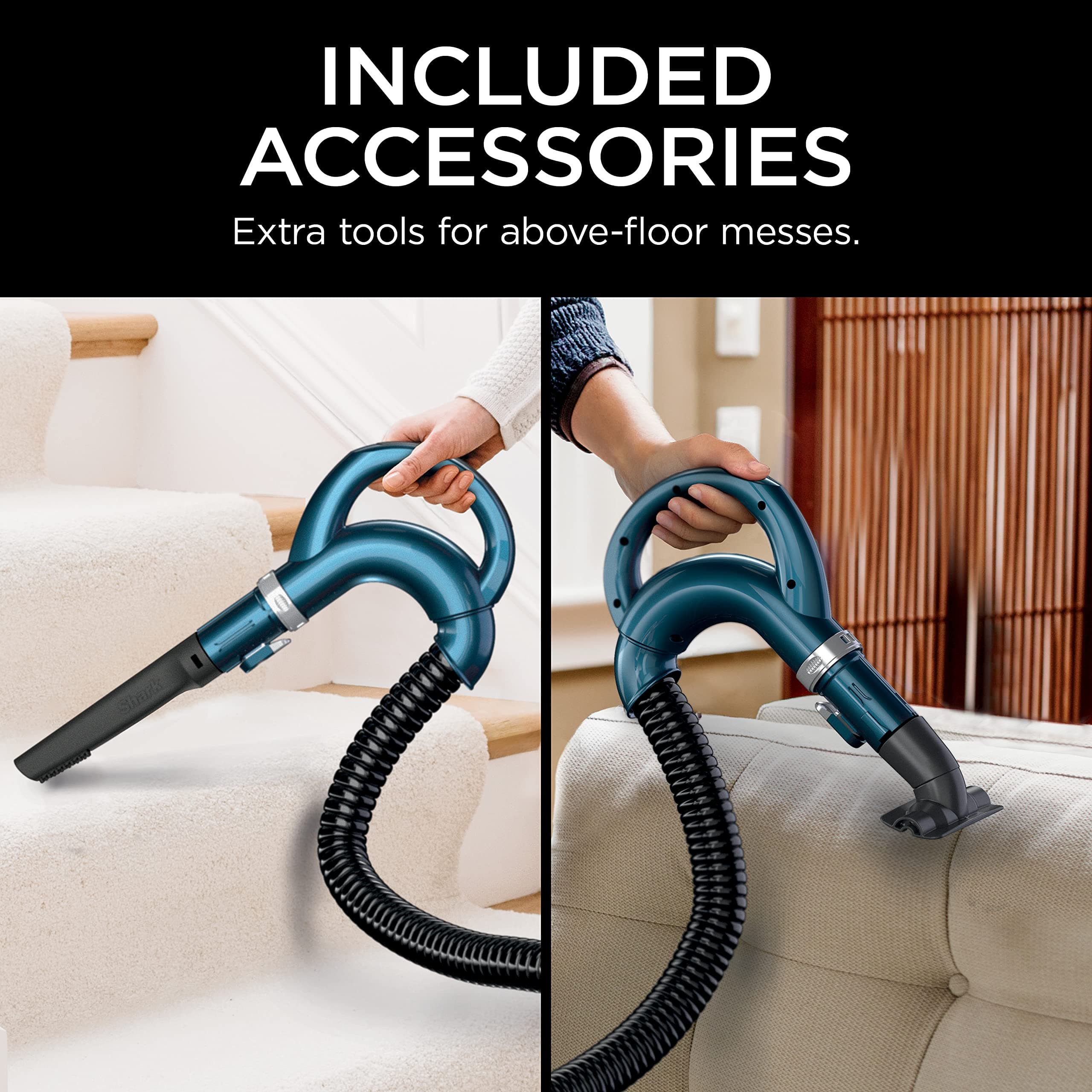 Shark Navigator Lift-Away Vacuum, Self-Cleaning, HEPA, Teal, ZU503AMZ, view 5