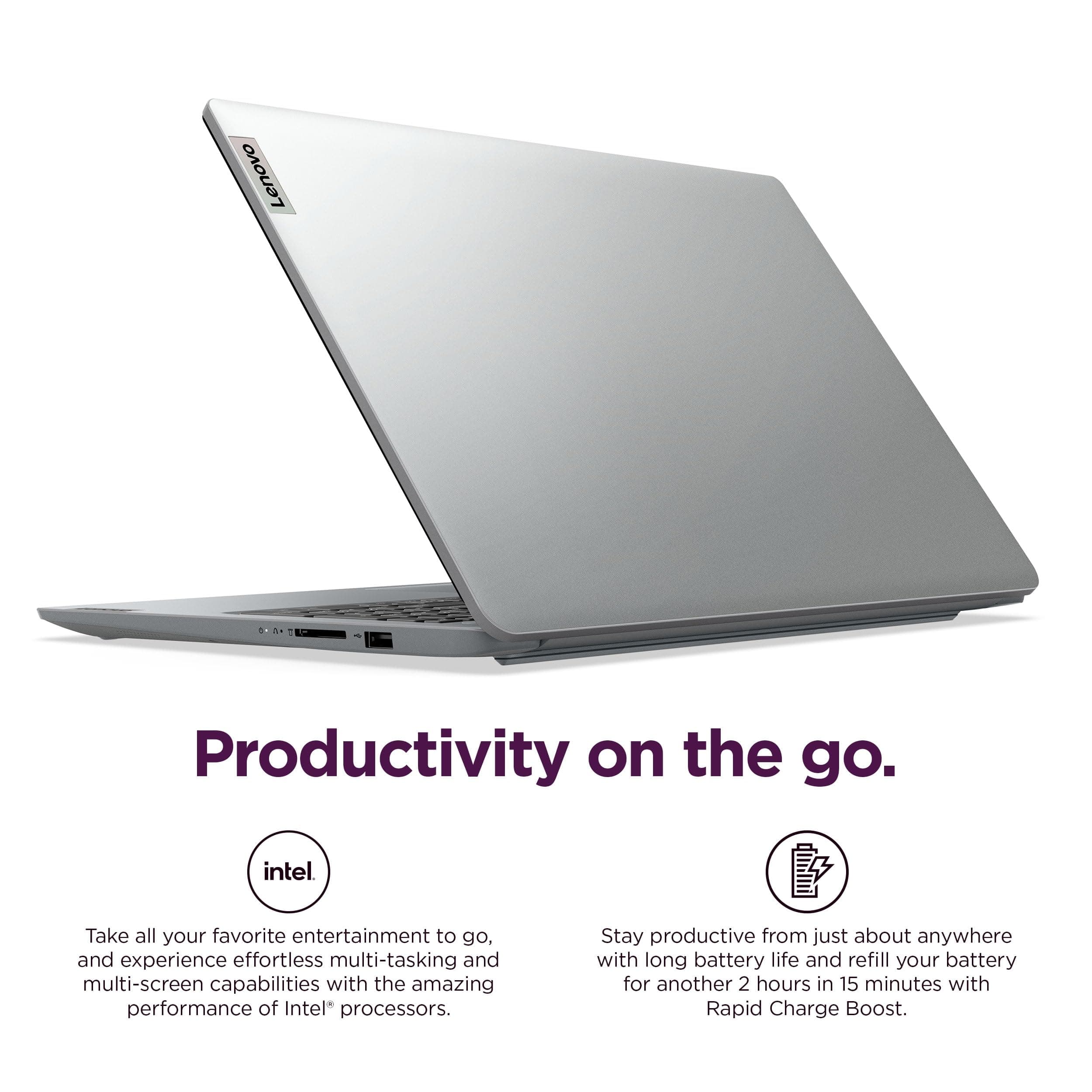 Lenovo IdeaPad Laptop Computer, 15.6" Anti-Glare, Intel Core CPU, 8GB RAM, view 8