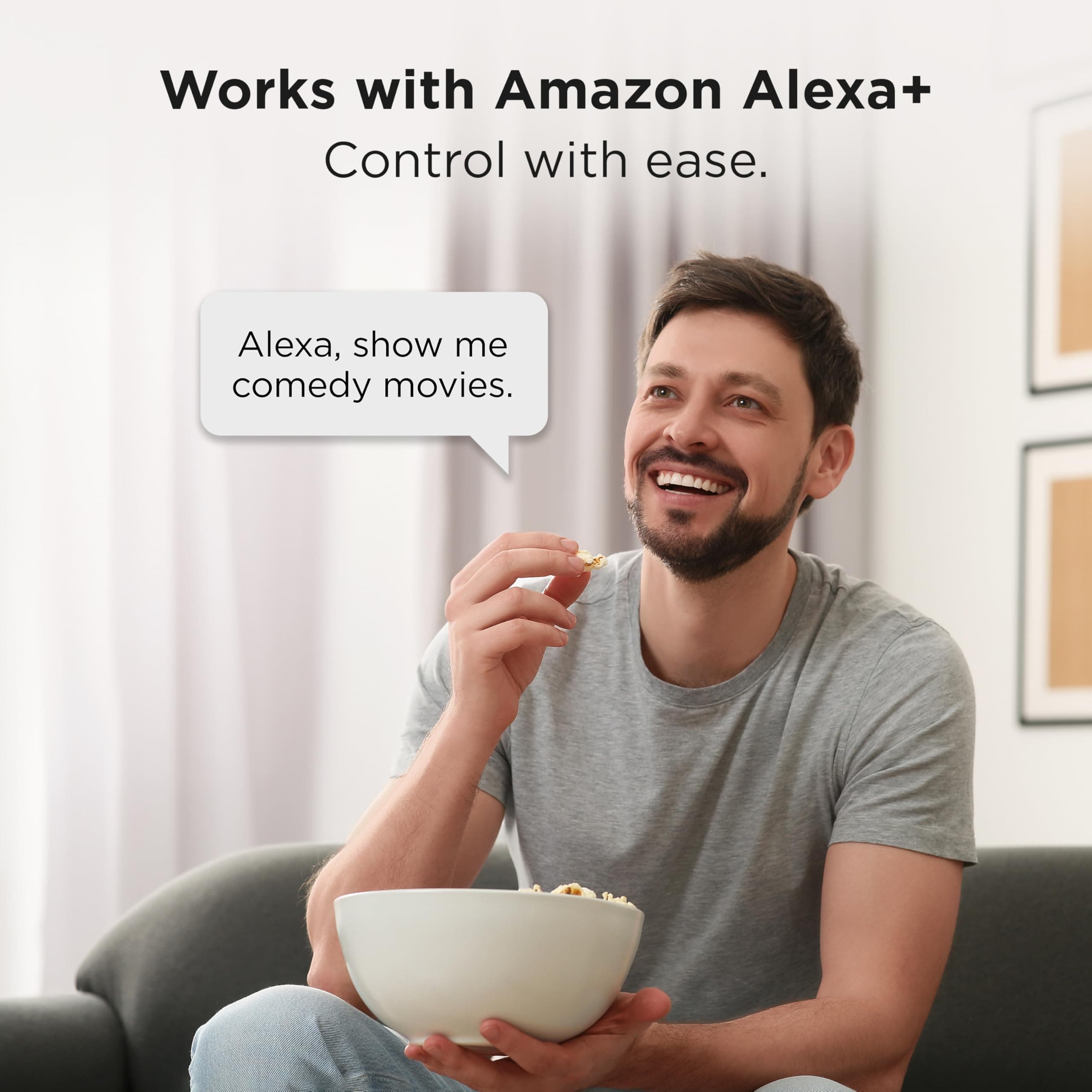 TCL 65-Inch QM64L Series | Mini LED QLED 4K HDR Gaming TV for Sports & Movies | 65QM64L, 2026 | 144Hz VRR, Dolby Vision Atmos, Alexa+ Voice Remote, Amazon Exclusive Smart Fire TV, view 14