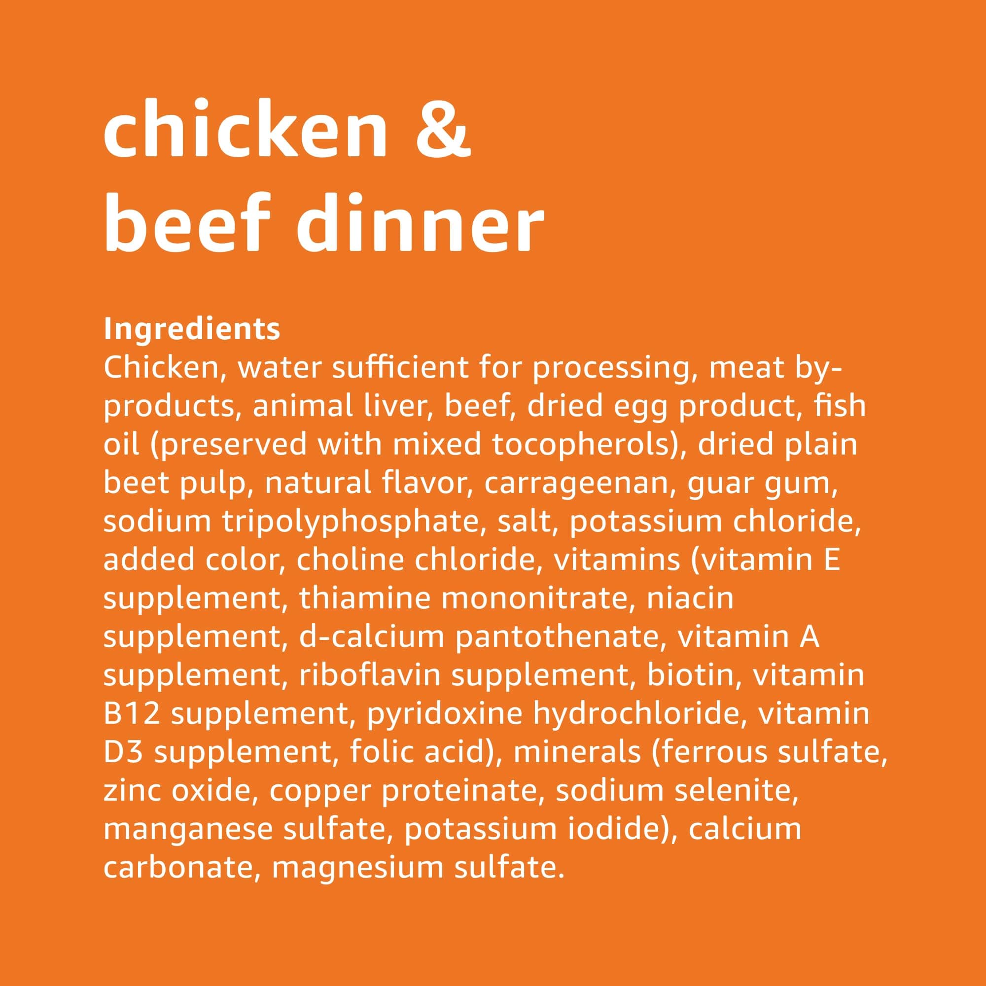 Amazon Basics Puppy Chopped Ground Dinner Canned Dog Food, with Chicken & Beef, 13.2oz (Pack of 12), view 4