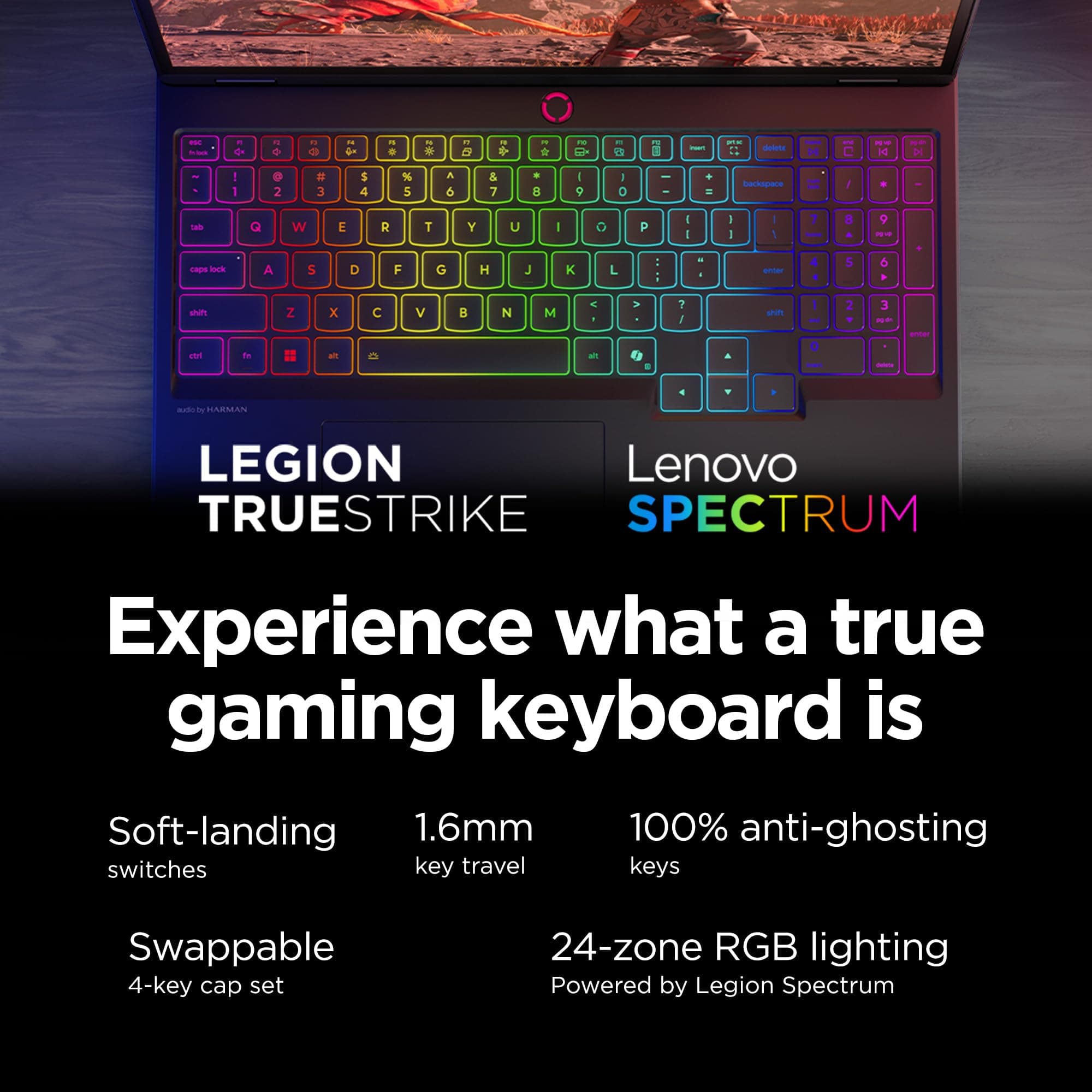 Lenovo Legion 5i – Gaming Laptop - Intel® Core™ i7-14700HX - 15" 2.5K WQXGA PureSight OLED Display–165Hz Refresh Rate–NVIDIA® GeForce RTX™ 5070 – 16 GB Memory – 1 TB Storage – 3 Months of PC GamePass, view 13