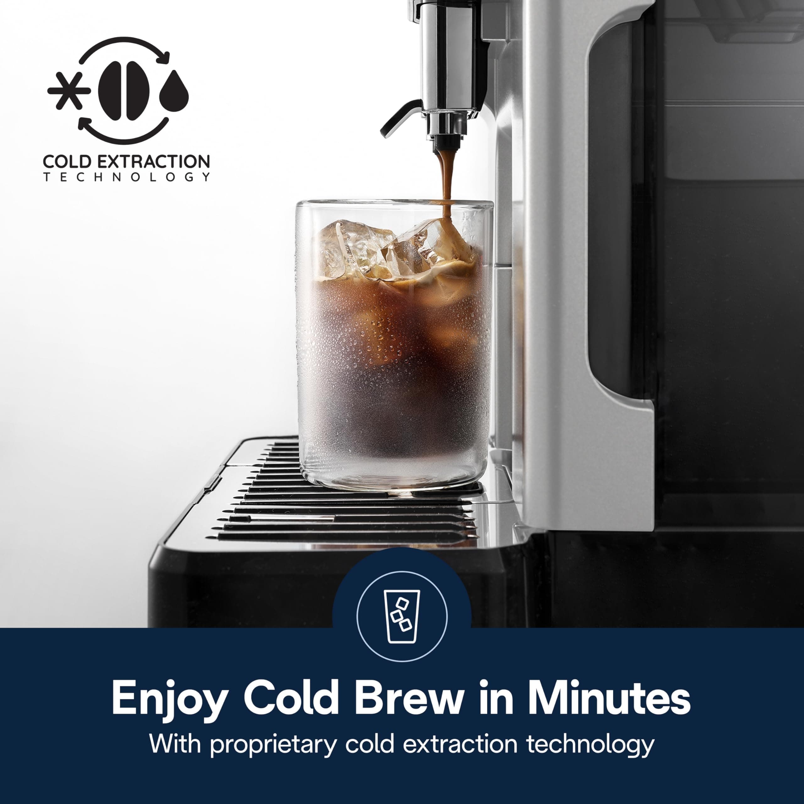 De'Longhi Eletta Explore Espresso Machine with Coffee Grinder, Milk Frother, view 7