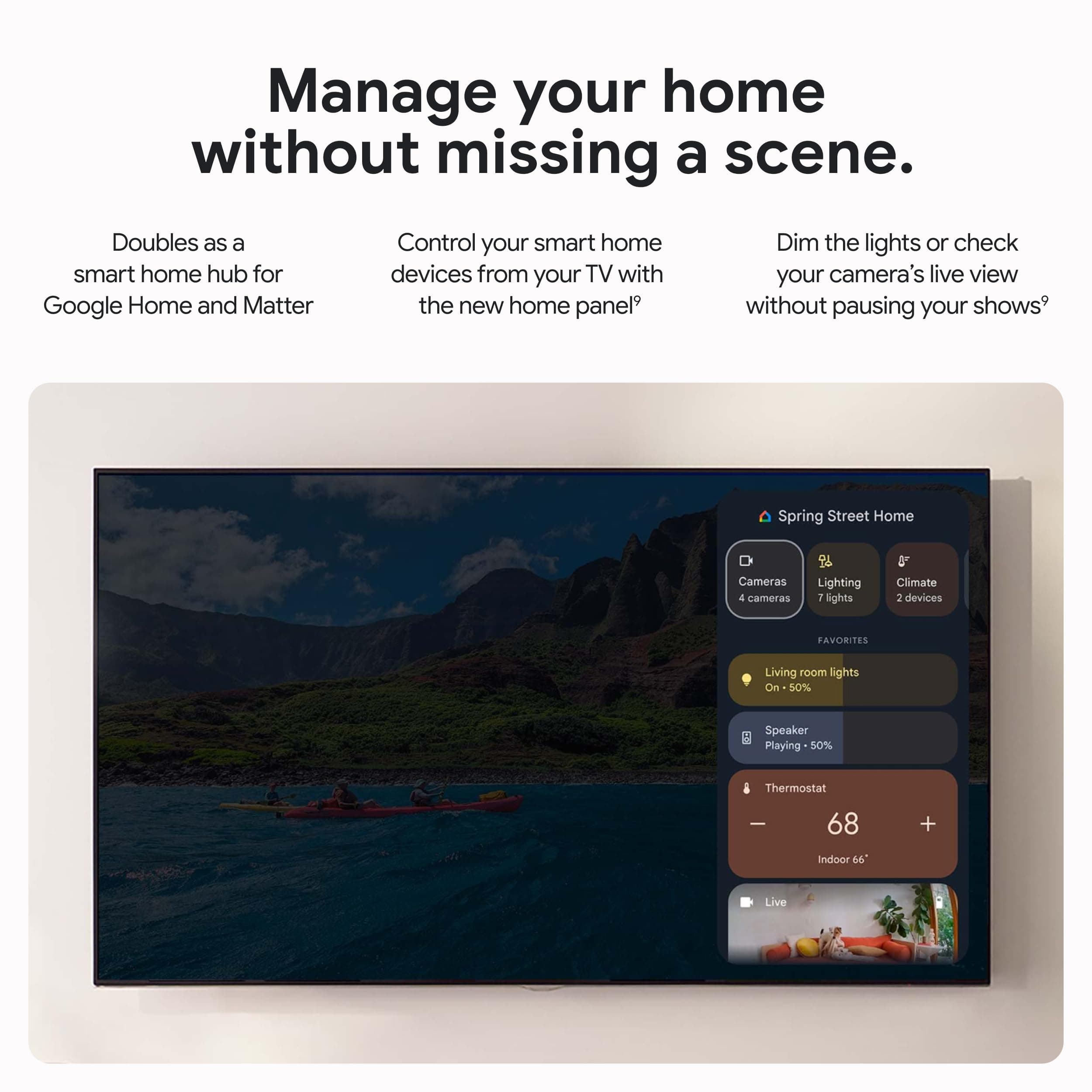 Google TV Streamer 4K - Fast Streaming Entertainment on Your Device with Voice Search Remote - Watch Movies, Shows, Live, and Netflix in HDR - Smart Home Control - 32 GB of Storage - Hazel, view 7