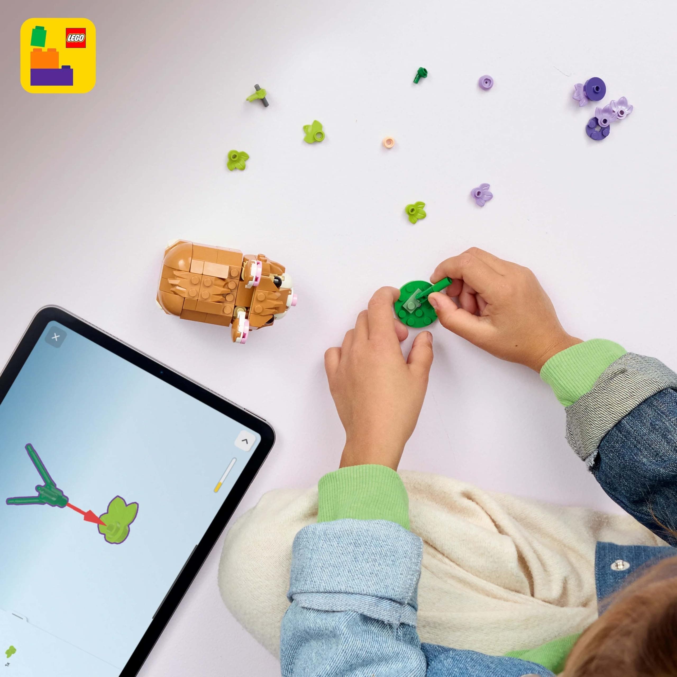 Lego 31376 Creator Hamster Toy Birthday Present Blocks for Girls Boys Children 7 8 9 Years Old Elementary School Student Pretend Play Animal, view 8
