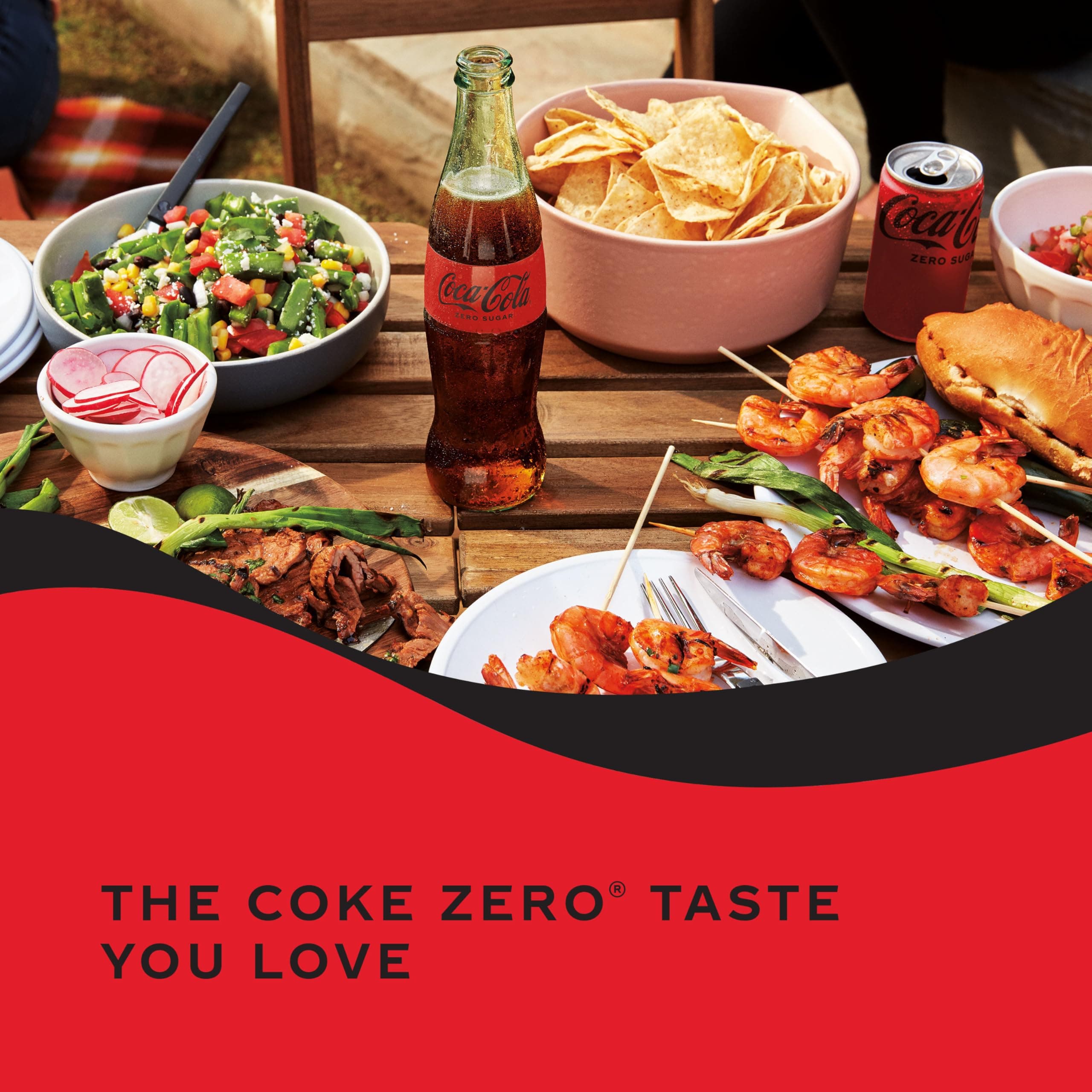 Coca-Cola Zero Sugar Soda Soft Drink, 12 fl oz Bottles, 8 Pack, view 3