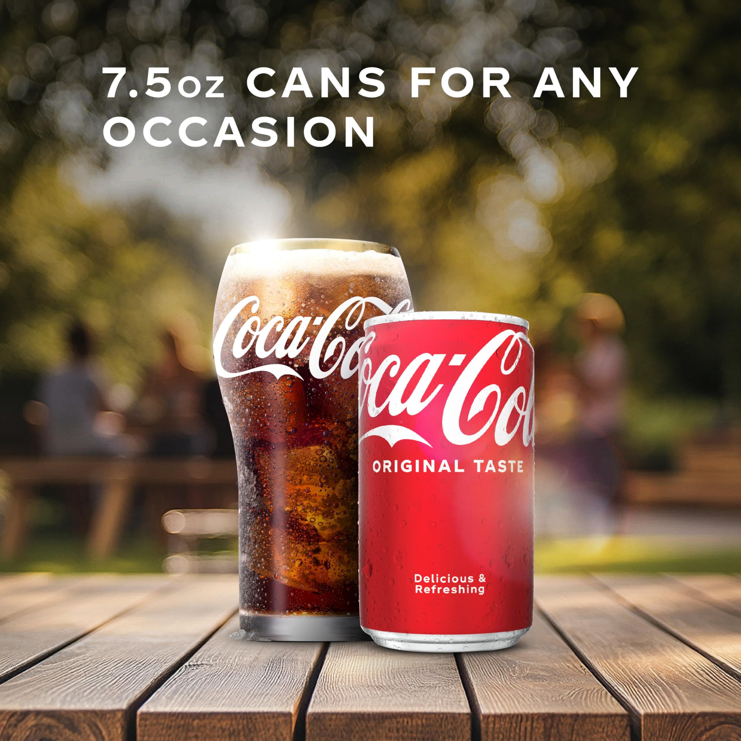 Coca-Cola Soda Soft Drink Fridge Pack Mini Cans, 7.5 fl oz, 10 Pack, view 4