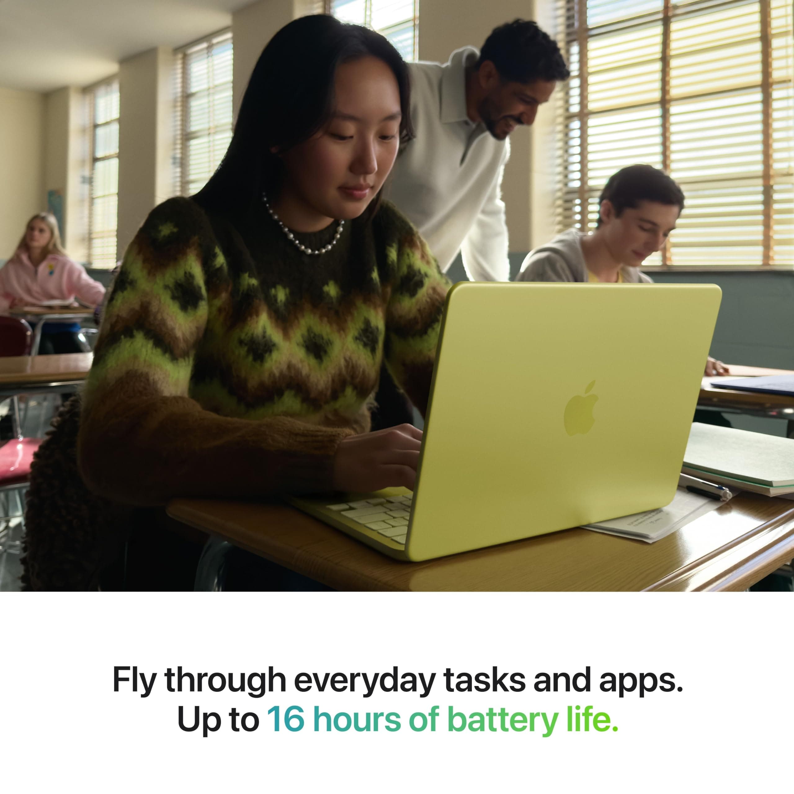 Apple 2026 MacBook Neo 13-inch Laptop with A18 Pro chip: Built for AI and Apple Intelligence, Liquid Retina Display, 8GB Unified Memory, 256GB SSD Storage, 1080p FaceTime HD Camera; Silver, view 4