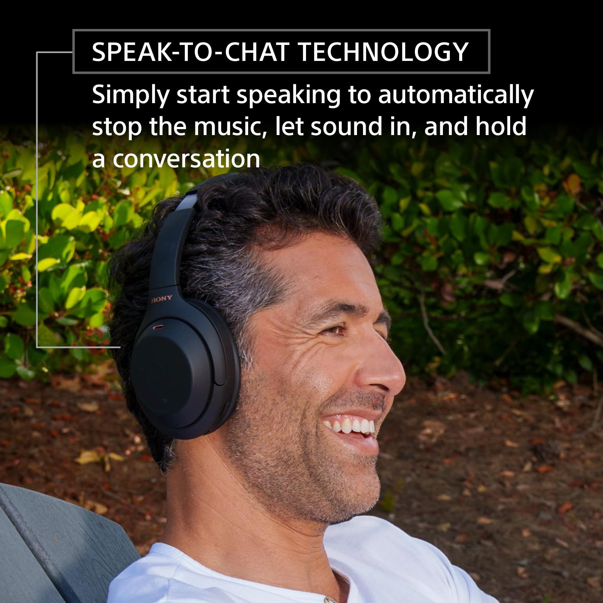 Sony WH-1000XM4 Wireless Noise Cancelling Headphones, Silver, view 4