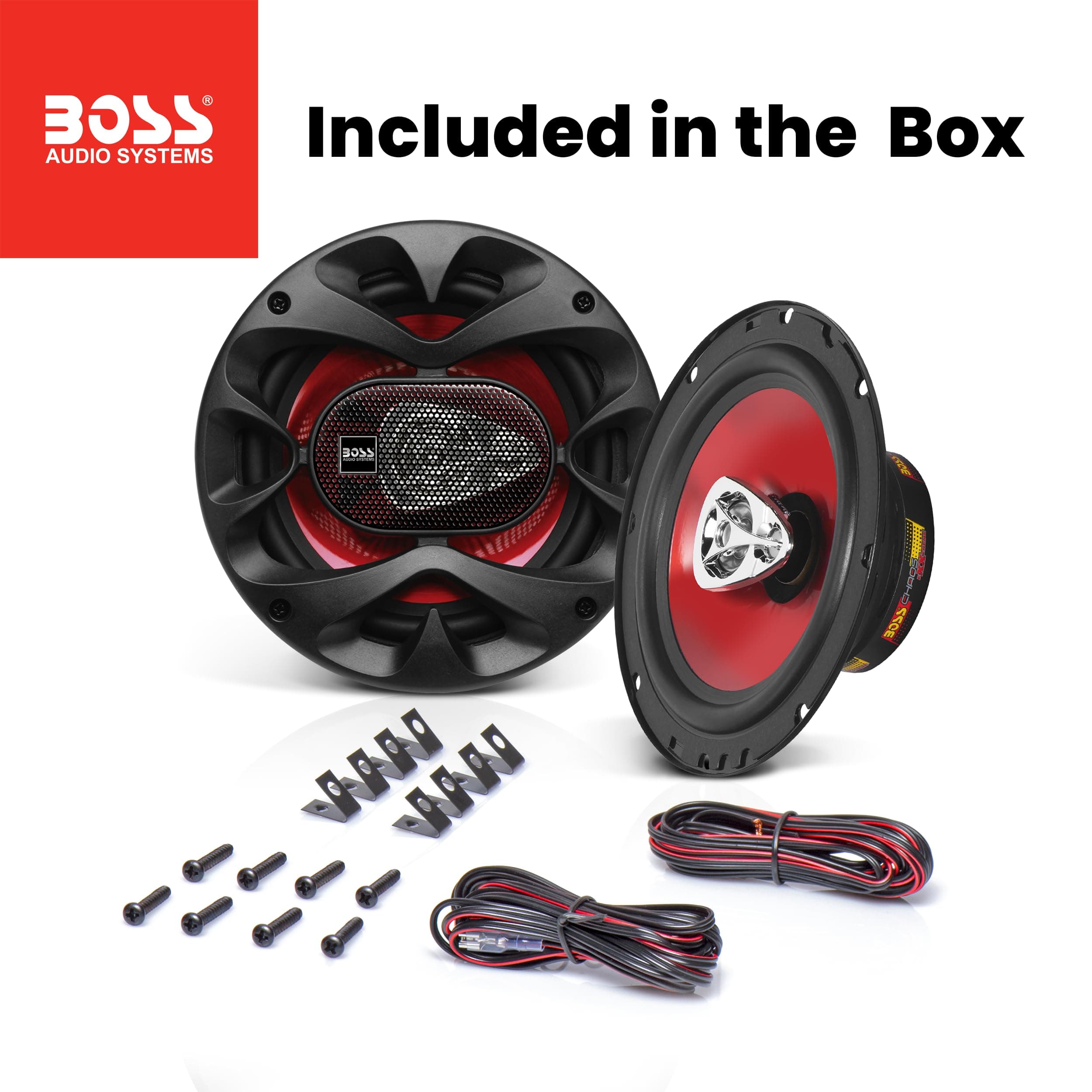 BOSS Audio Systems CH6530 6.5 Inch Car Speakers, 300 Watts Per Pair, 3 Way, view 6