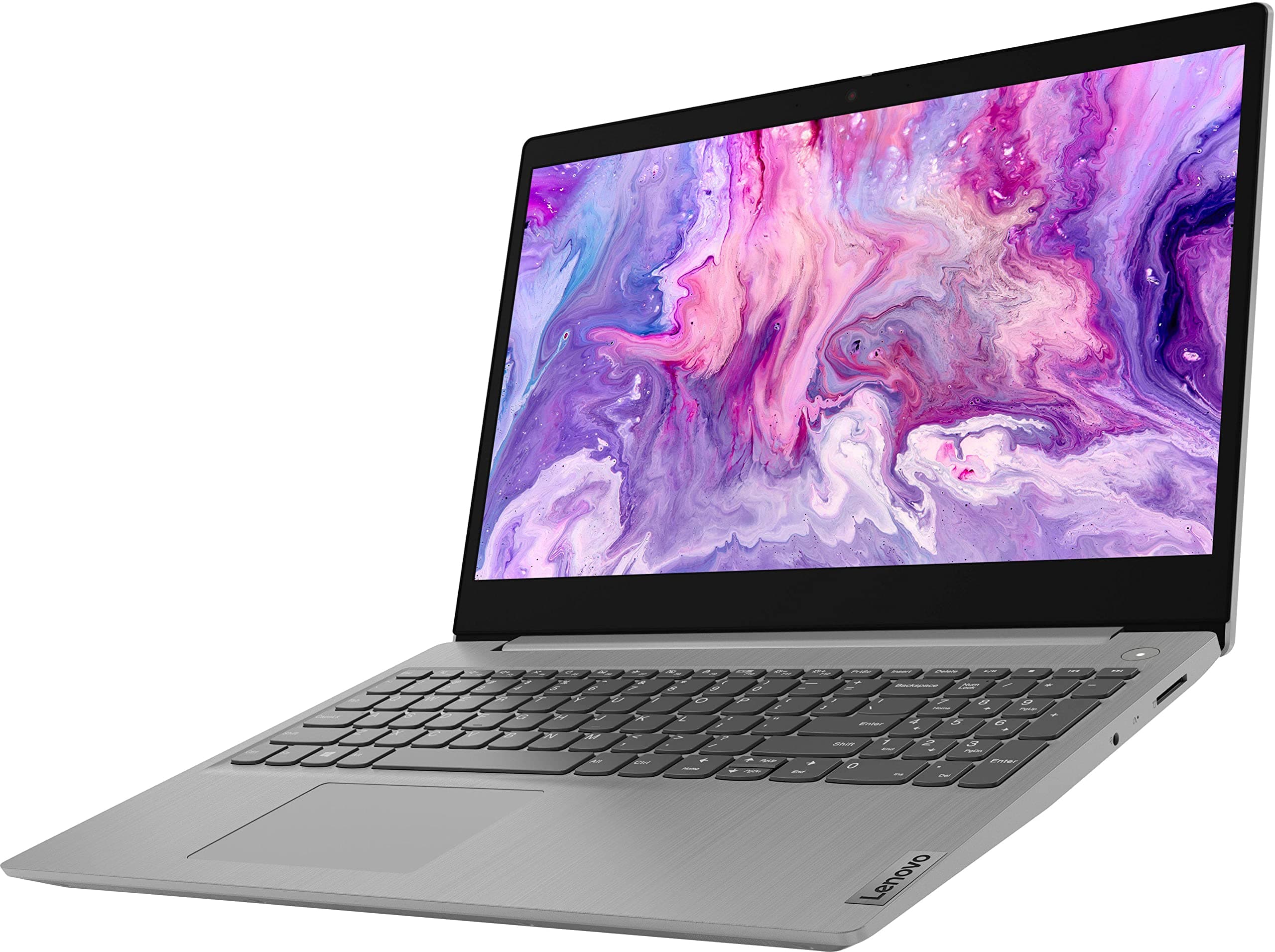Lenovo - IdeaPad 3 15" HD Touch Screen Laptop - Intel Core i3-1115G4 - Intel UHD Graphics - 8GB Memory - 256GB SSD - Platinum Grey, view 3