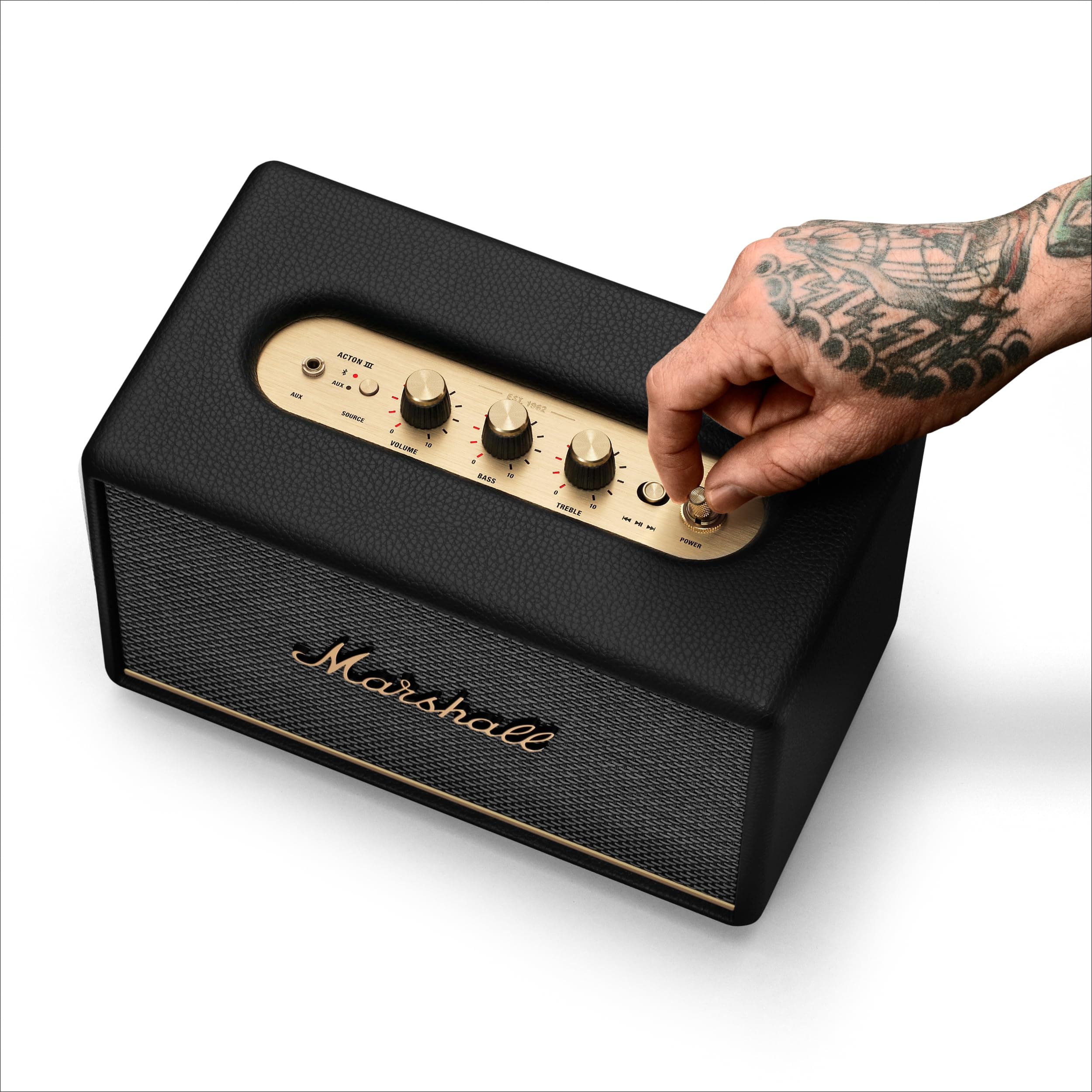 Marshall Acton III Bluetooth Home Speaker - Black, view 7