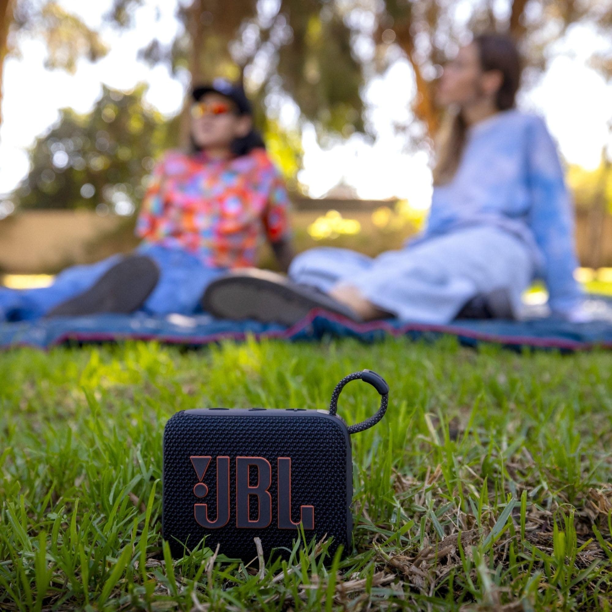 JBL Go 4 - Ultra-Portable, Waterproof and Dustproof Bluetooth Speaker, Big JBL Pro Sound with Punchy bass, 7-Hour Built-in Battery, Made in Part with Recycled Materials (Black), view 2