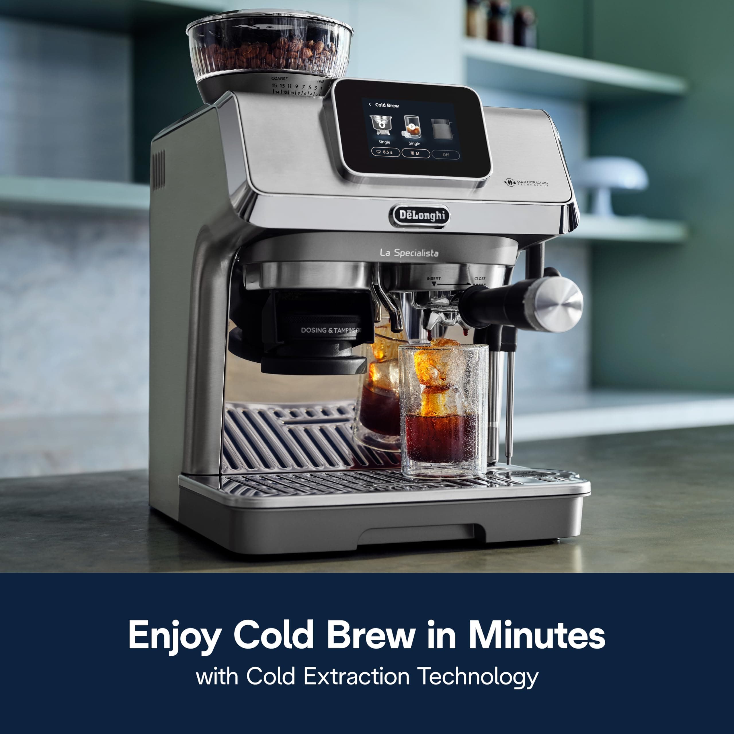 De'Longhi La Specialista Touch Espresso Machine with Coffee Grinder, view 8