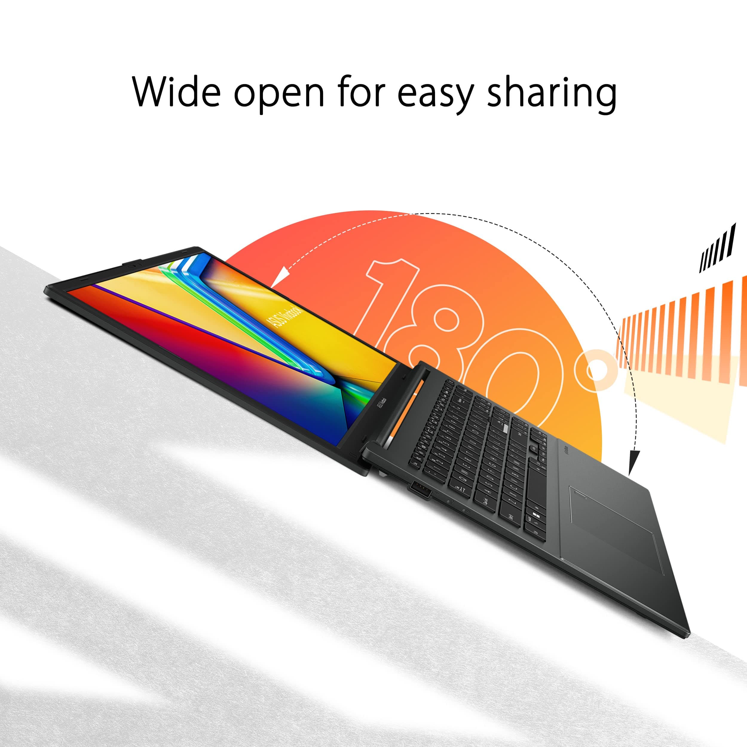 ASUS 2023 Vivobook Go 15 Laptop, 15.6" FHD Display, AMD Ryzen 5 7520U Processor, 8GB RAM, 512GB SSD, Windows 11 Home, Mixed Black, E1504FA-AS52, view 3
