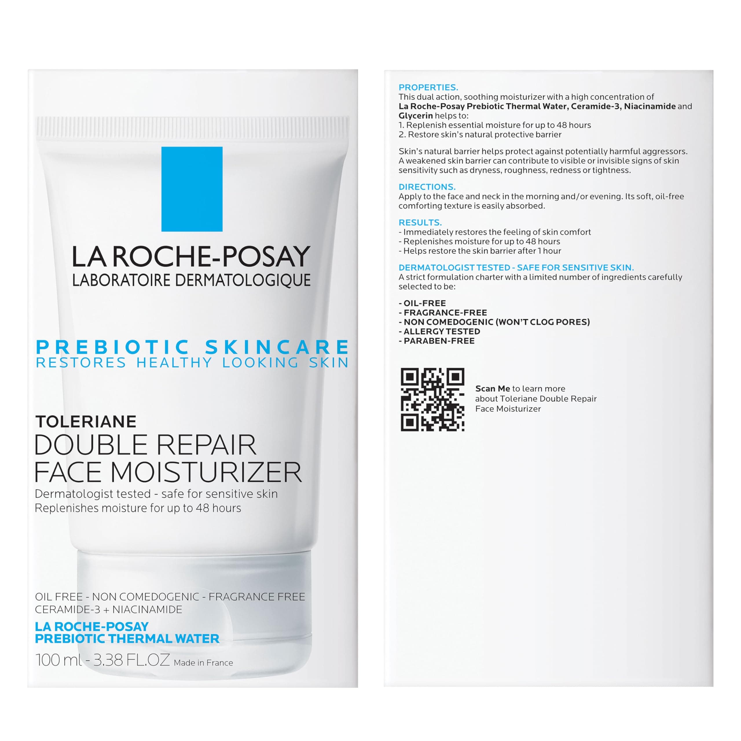 La Roche-Posay Toleriane Double Repair Face Moisturizer, 3.38oz, view 9