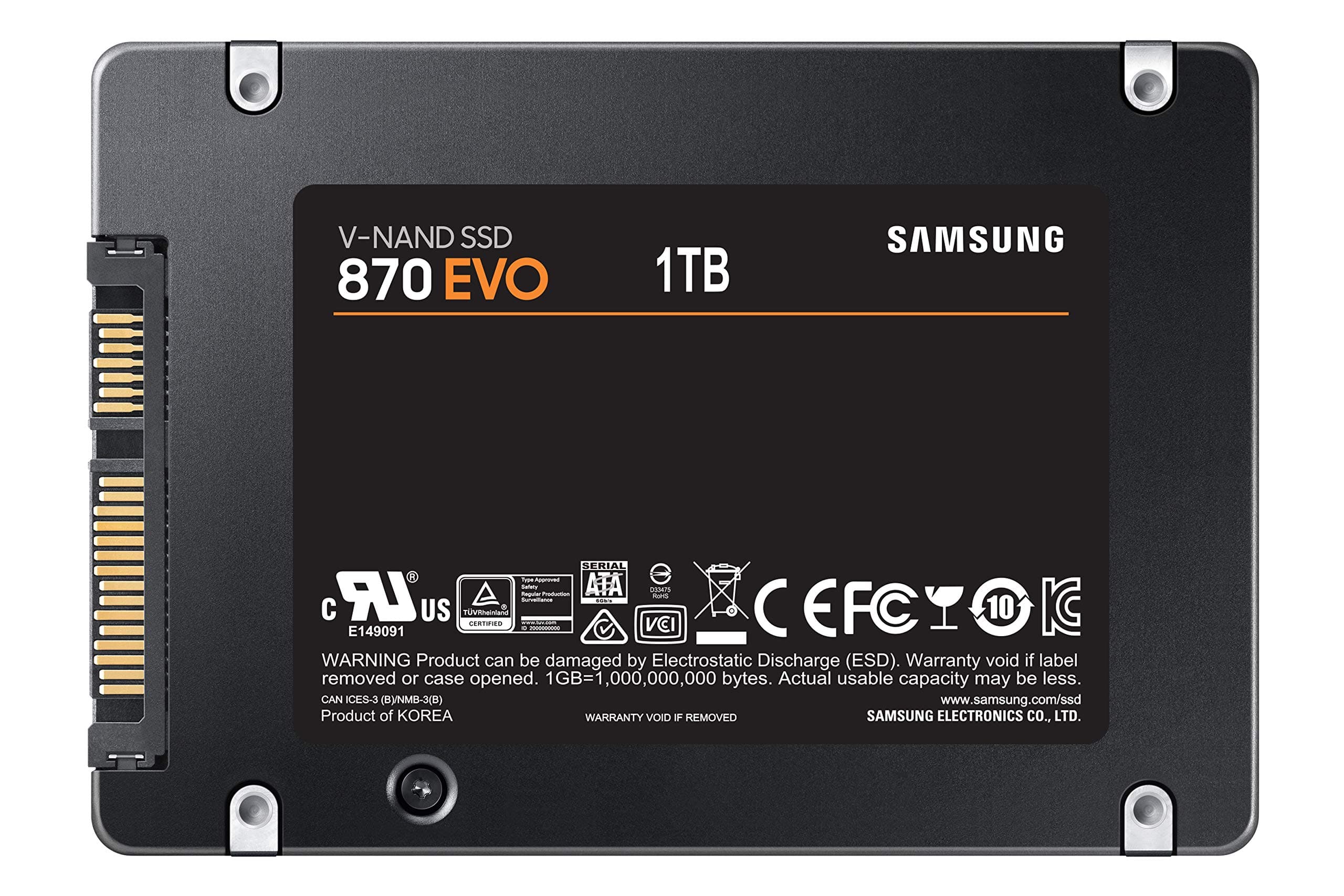 Samsung SSD 870 EVO SATA III 2.5” 1TB, Read Speeds Up to 560MB/s, view 5