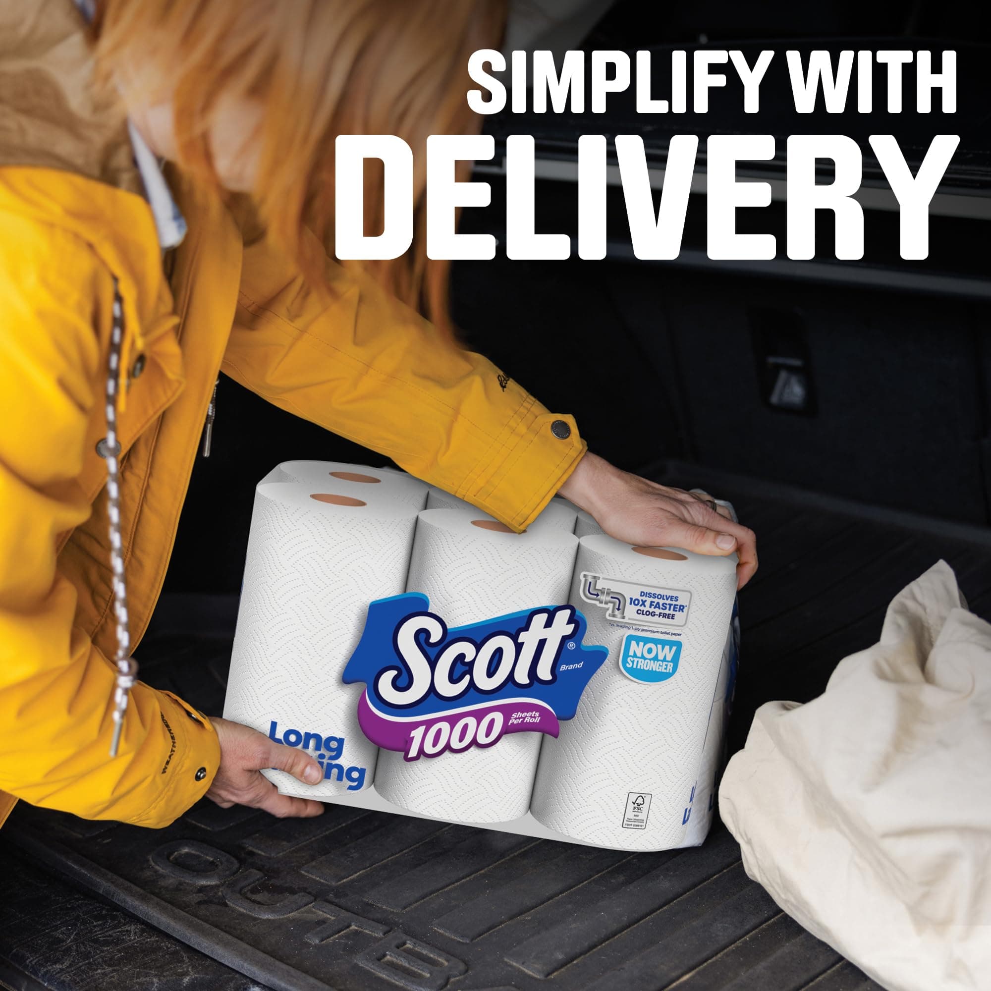 Scott 1000 Toilet Paper, 18 Rolls, 1000 Sheets per Roll, view 8