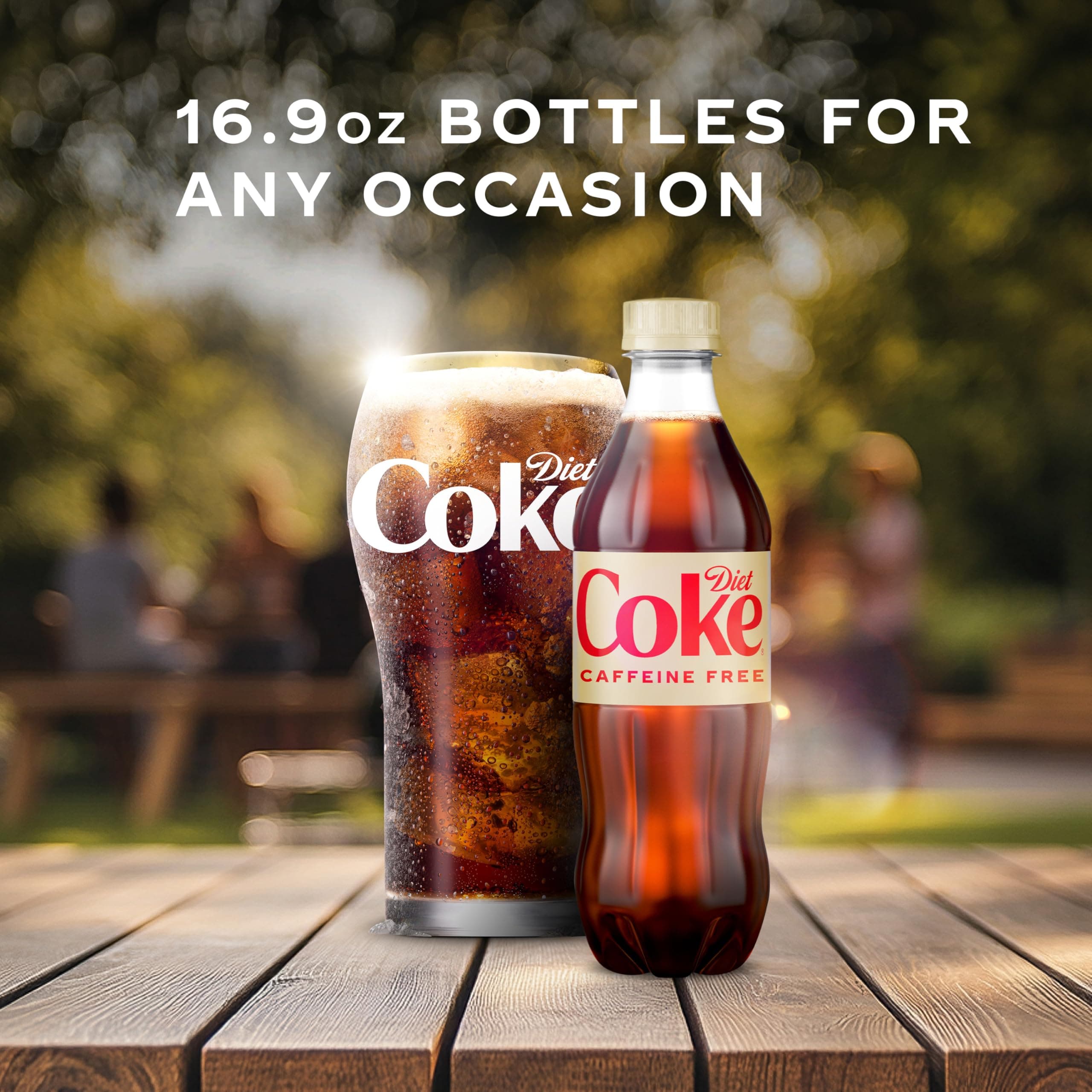 Diet Coke Caffeine-Free Soda Soft Drink Bottles, 16.9 fl oz, 6 Pack, view 4