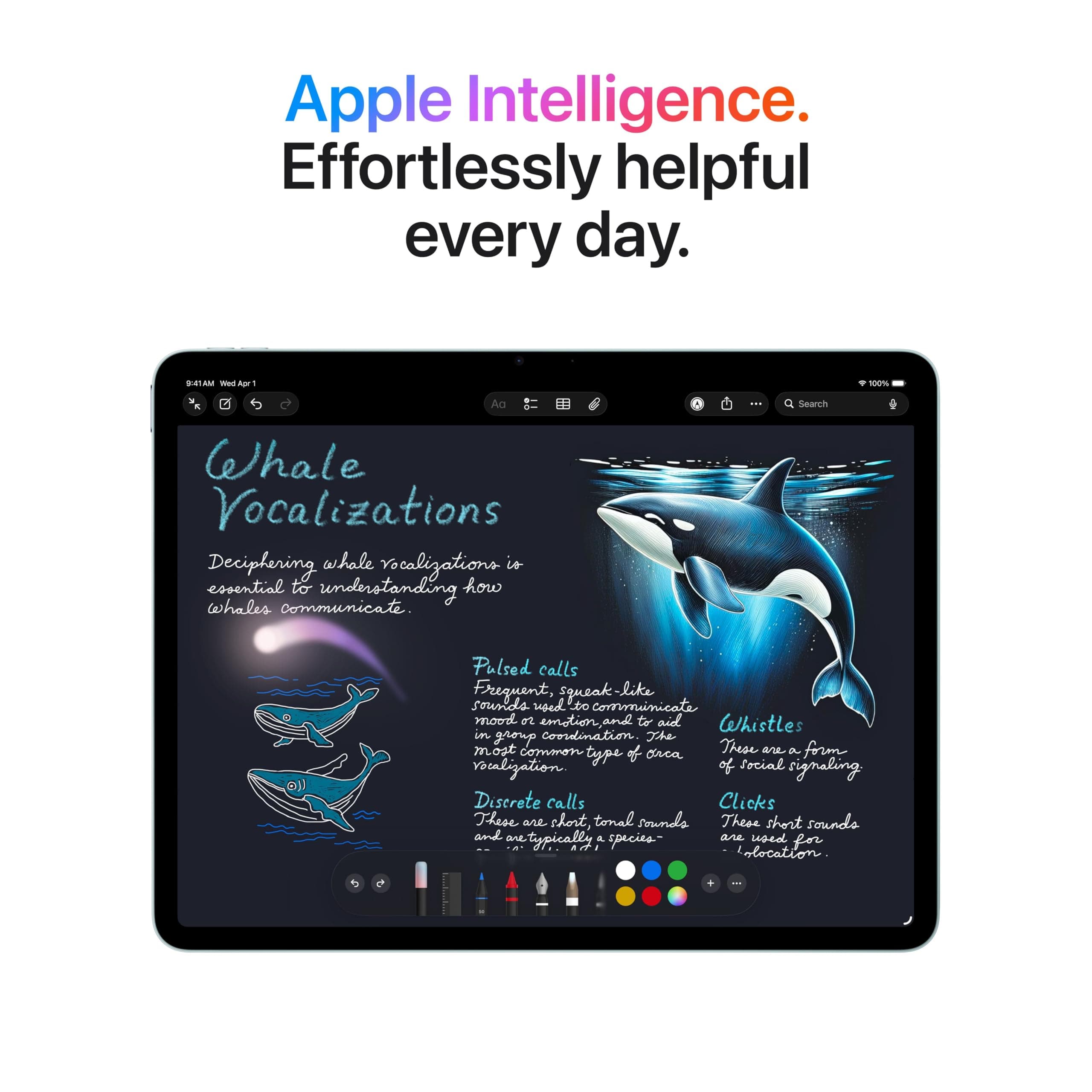 Apple iPad Air 13-inch (M4): Liquid Retina Display, 128GB, 12MP Front/Back Camera, Wi-Fi 7 with Apple N1, Touch ID, All-Day Battery Life — Purple, view 6