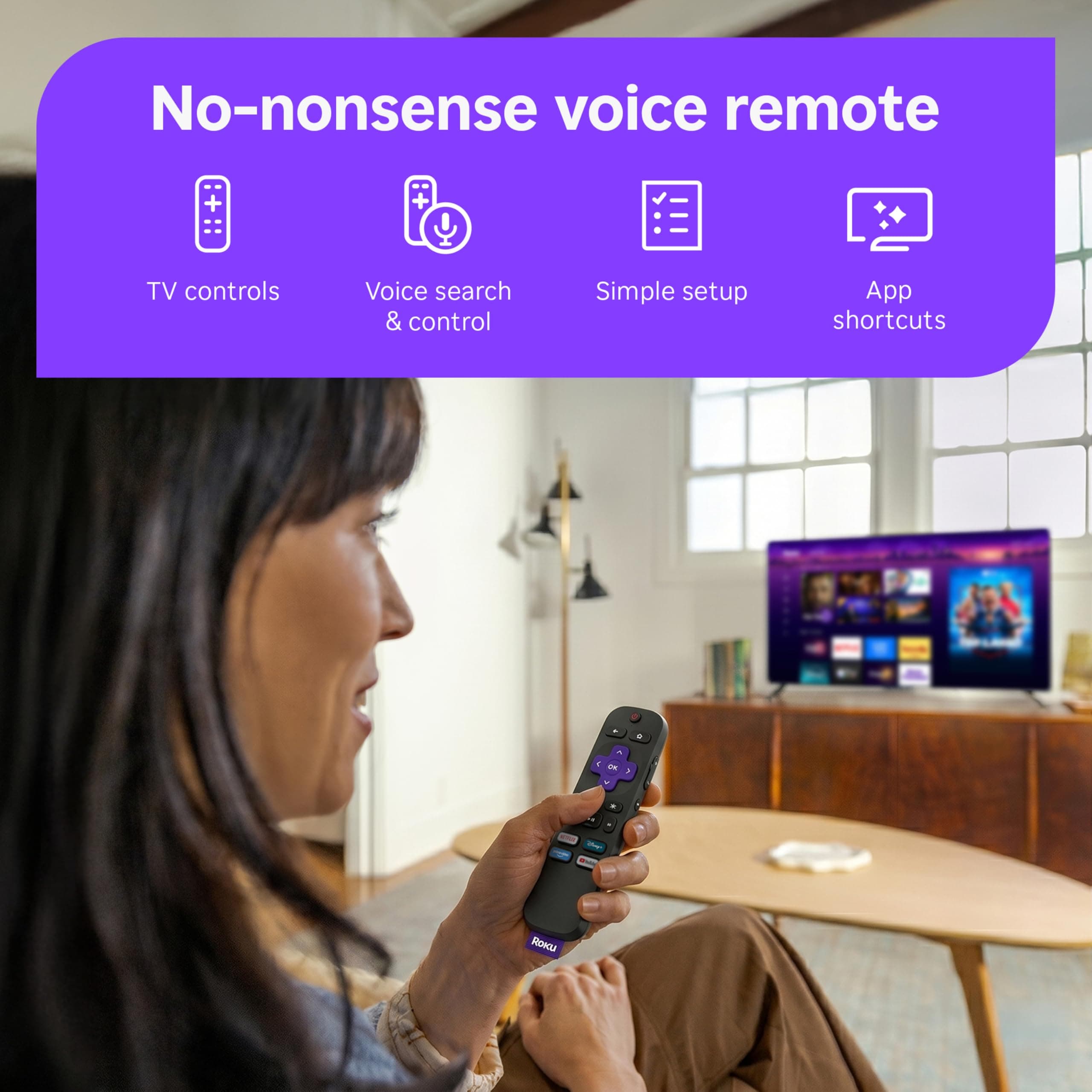 Roku Streaming Stick 4K with Voice Remote - HDR10+ & Dolby Vision, view 7