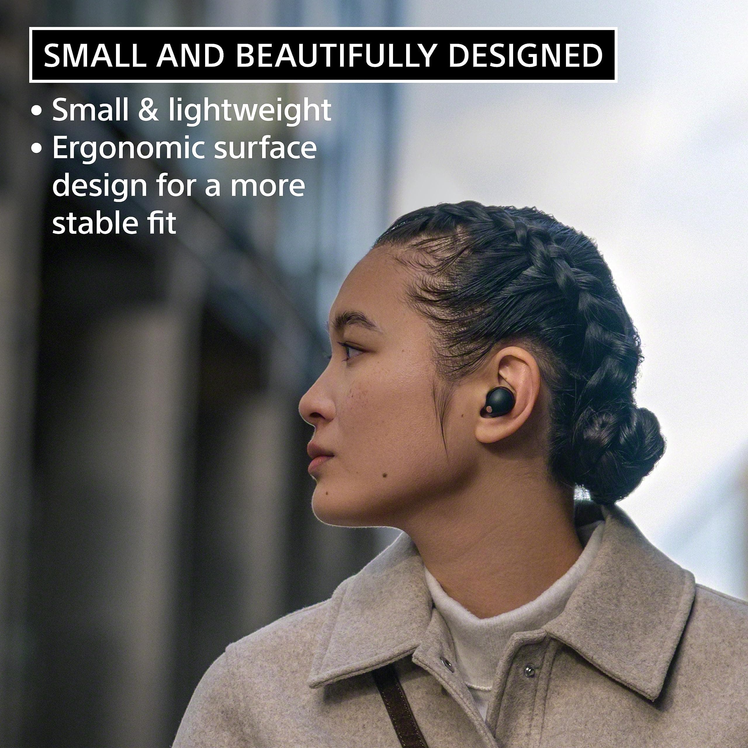 Sony WF-1000XM5 Premium Noise Cancelling Truly Wireless Earbuds, Black, view 6